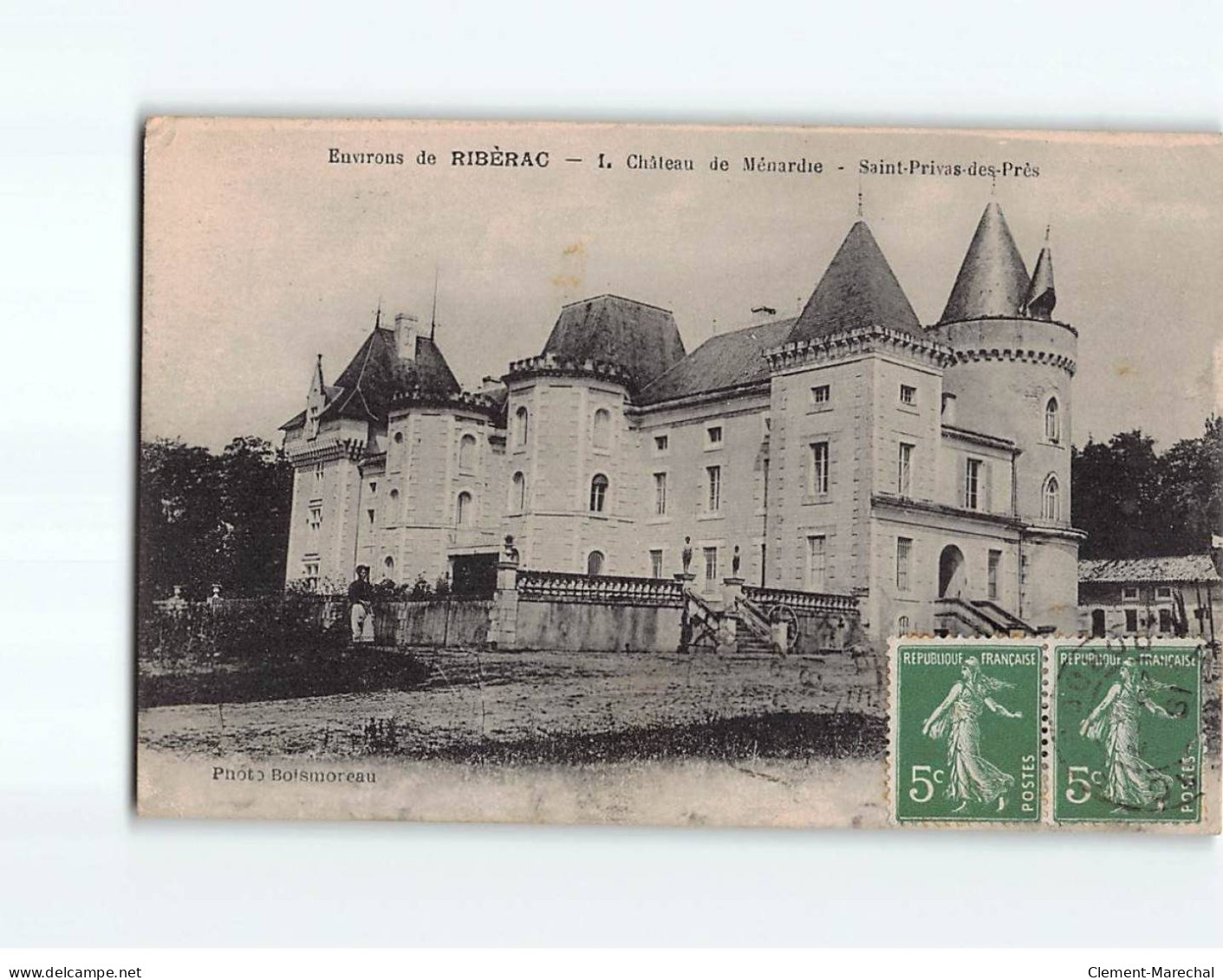 Château De Ménardie, Saint-Privas-des-Près - état - Andere & Zonder Classificatie