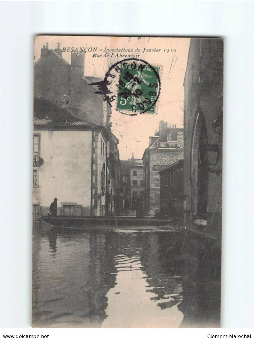 BESANCON : Inondations De 1910, Rue De L'Abreuvoir - état - Besancon