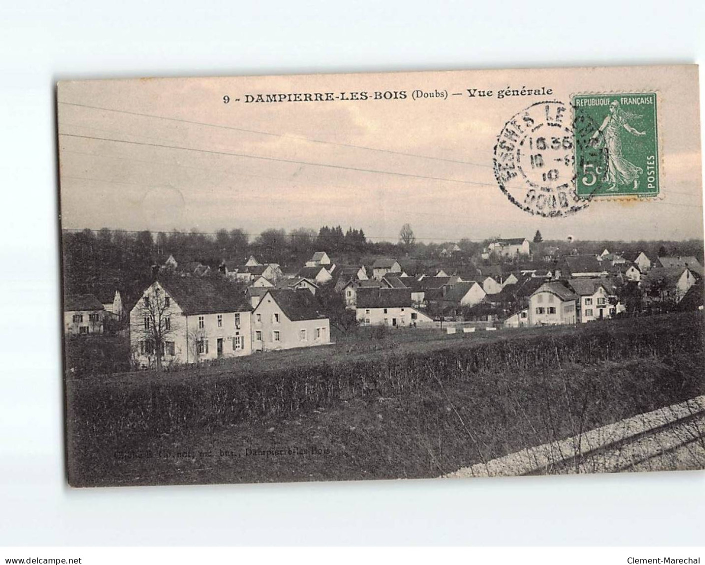 DAMPIERRE LES BOIS : Vue Générale - Très Bon état - Andere & Zonder Classificatie