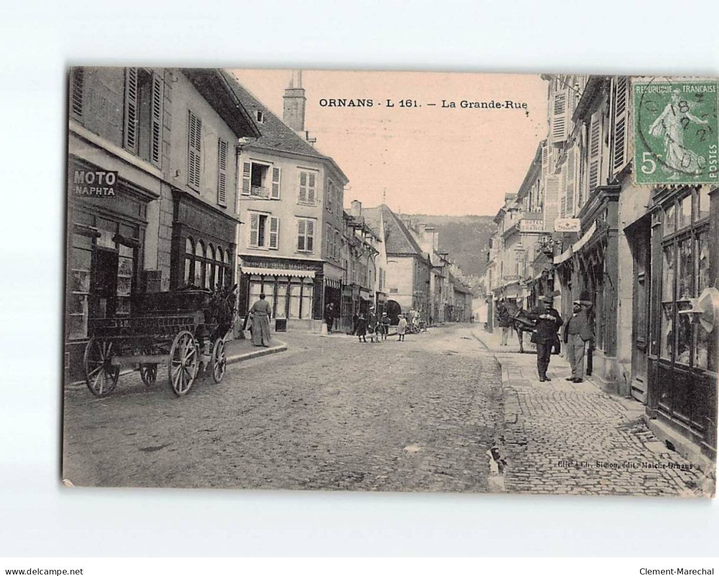 ORNANS : La Grande Rue - état - Sonstige & Ohne Zuordnung