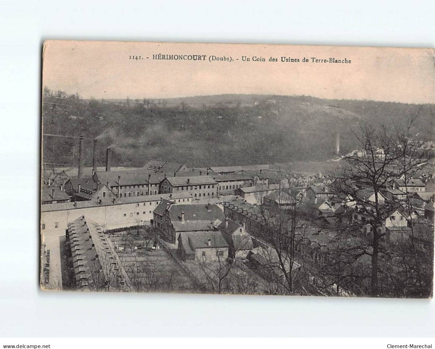 HERIMONCOURT : Un Coin Des Usines De Terre Blanche - état - Other & Unclassified