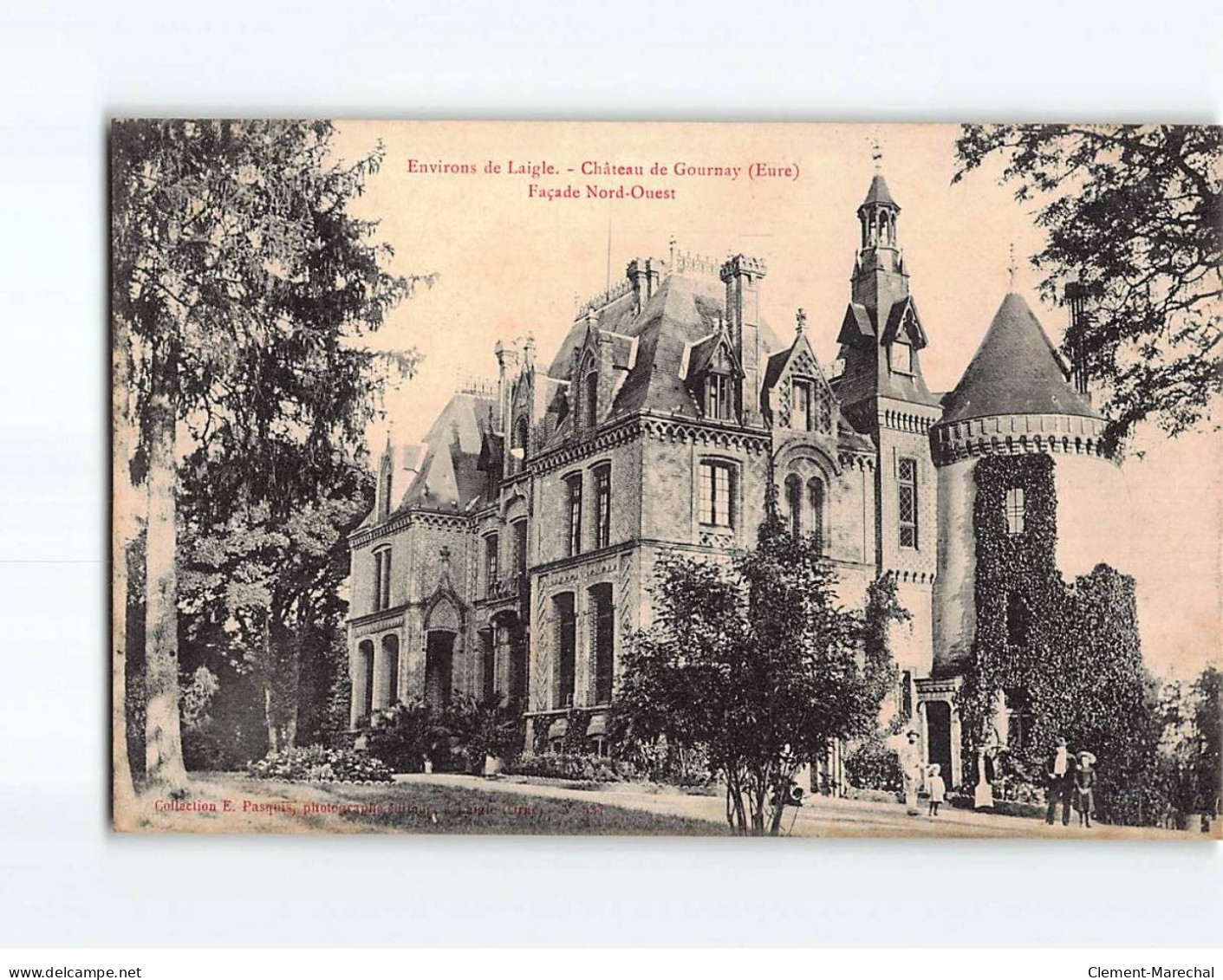 Château De GOURNAY - état ( Partiellement Décollée ) - Sonstige & Ohne Zuordnung