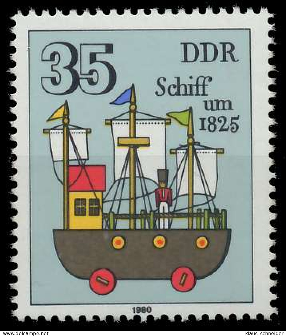 DDR 1980 Nr 2569 Postfrisch SBF97DA - Ongebruikt