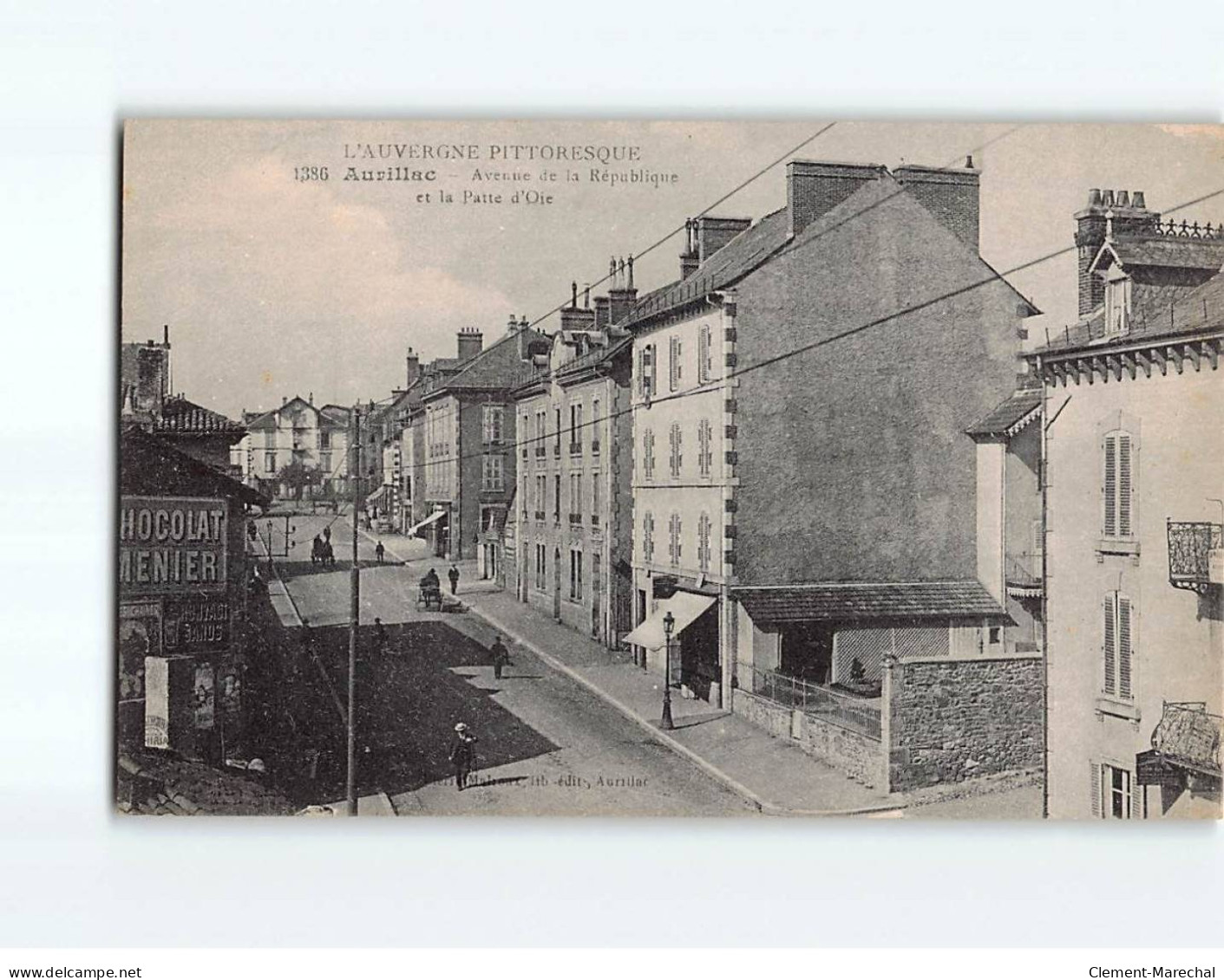 AURILLAC : Avenue De La République Et La Patte D'Oie - Très Bon état - Aurillac