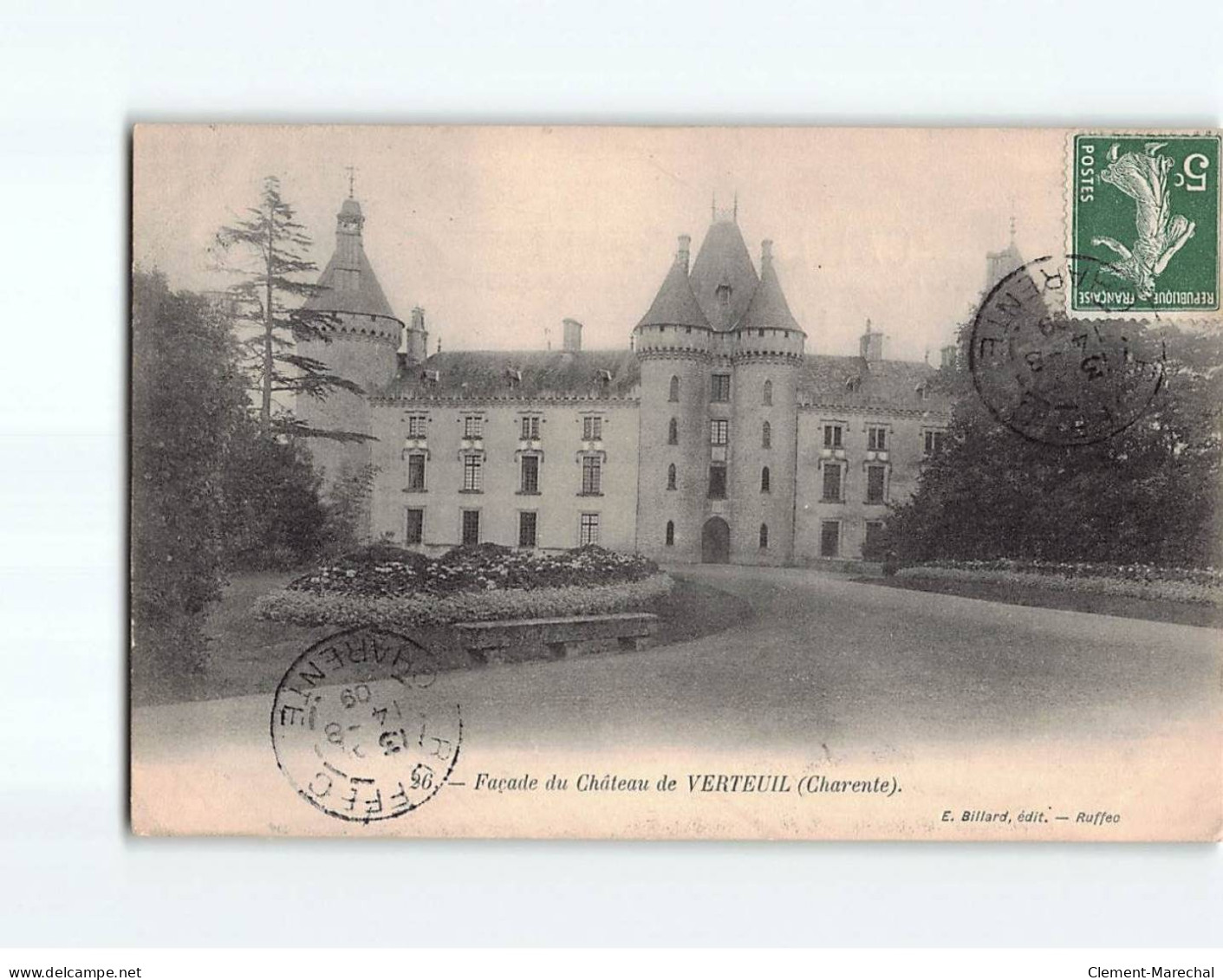 Façade Du Château De Verteuil - état - Andere & Zonder Classificatie