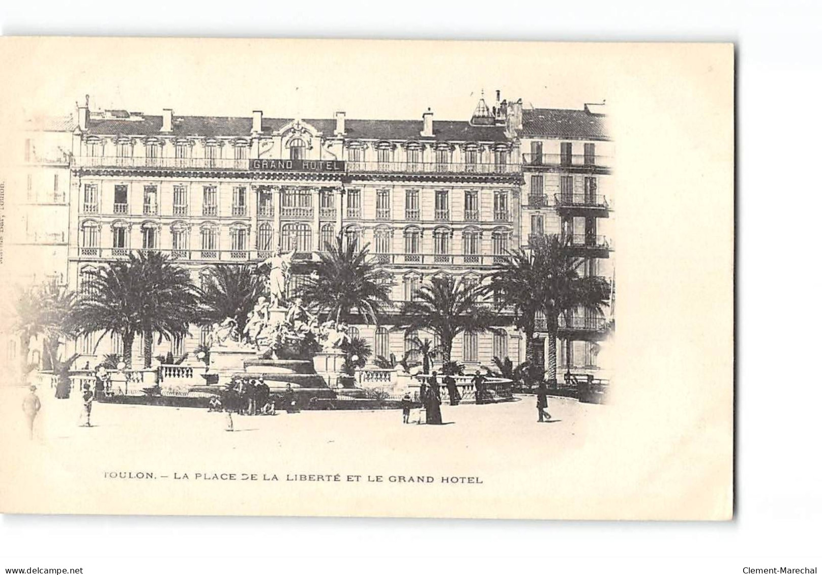 TOULON - La Place De La Liberté Et Le Grand Hôtel - Très Bon état - Toulon