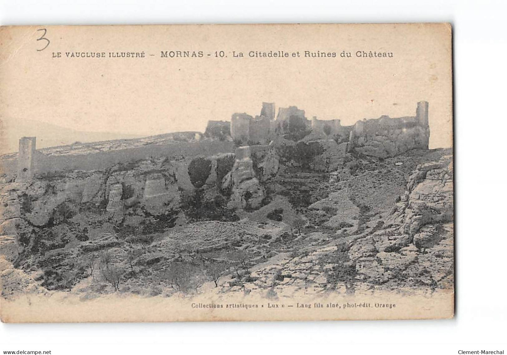 MORNAS - La Citadelle Et Ruines Du Château - Très Bon état - Otros & Sin Clasificación