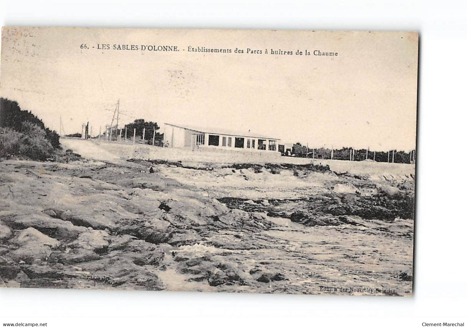 LES SABLES D'OLONNE - Etablissements Des Parcs à Huîtres De La Chaume - Très Bon état - Sables D'Olonne