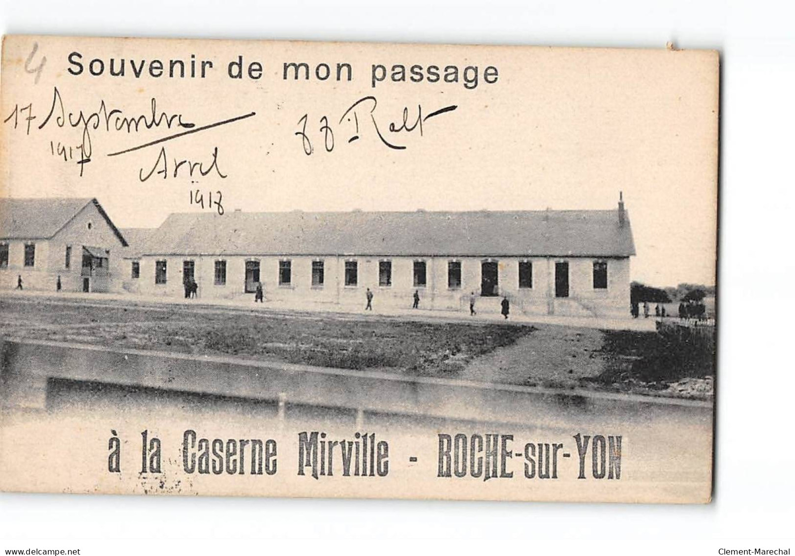 LA ROCHE SUR YON - Souvenir De Mon Passage à La Caserne Mirville - Très Bon état - La Roche Sur Yon