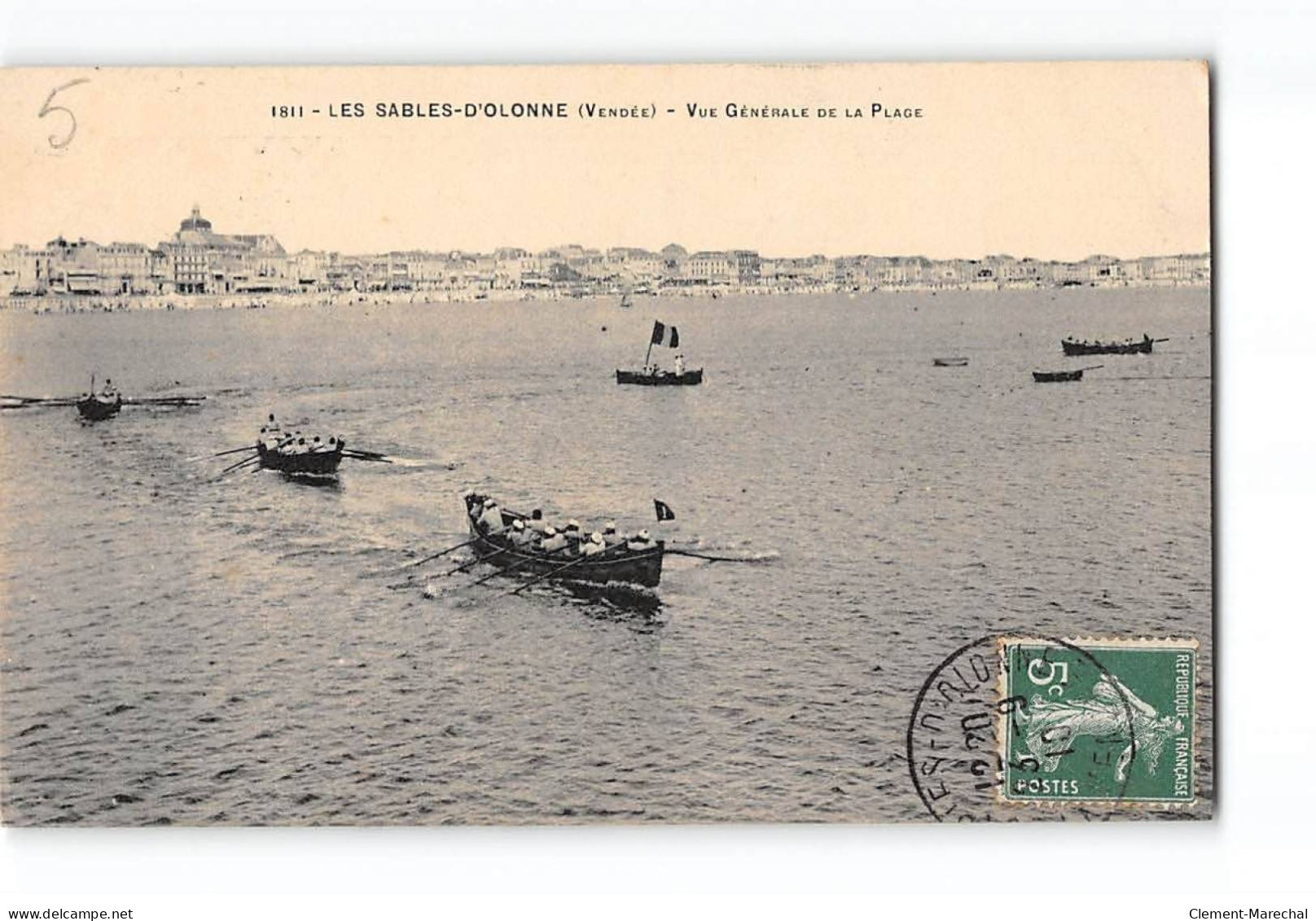 LES SABLES D'OLONNE - Vue Générale De La Plage - Très Bon état - Sables D'Olonne