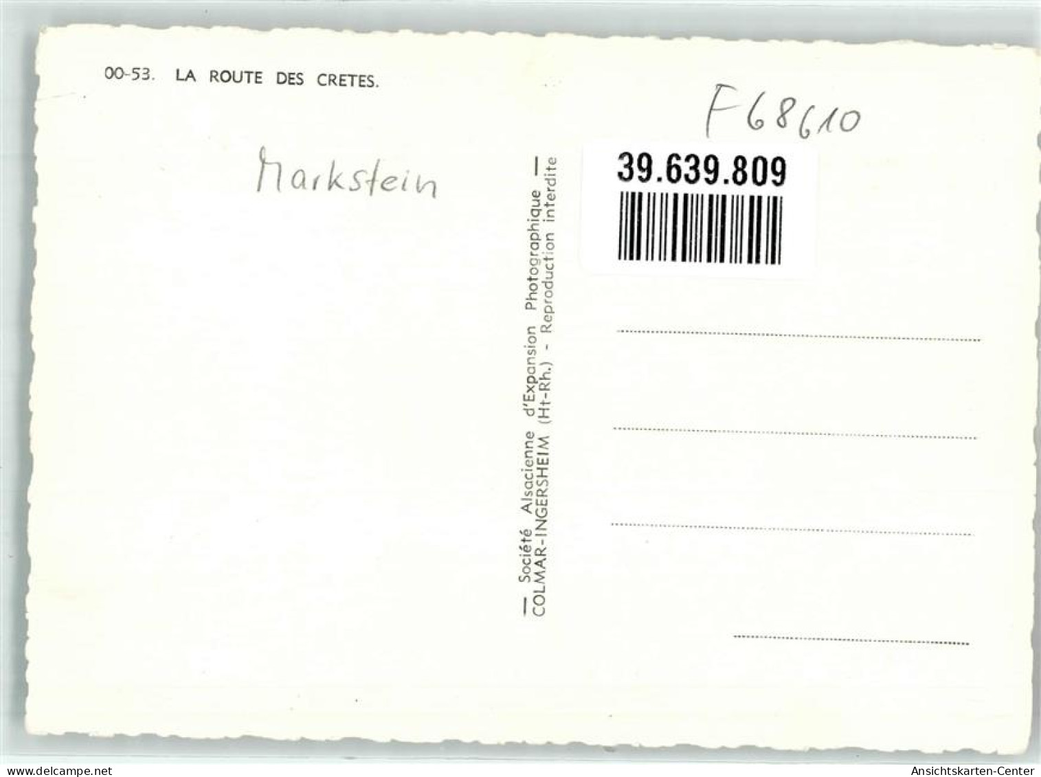 39639809 - Le Markstein - Andere & Zonder Classificatie