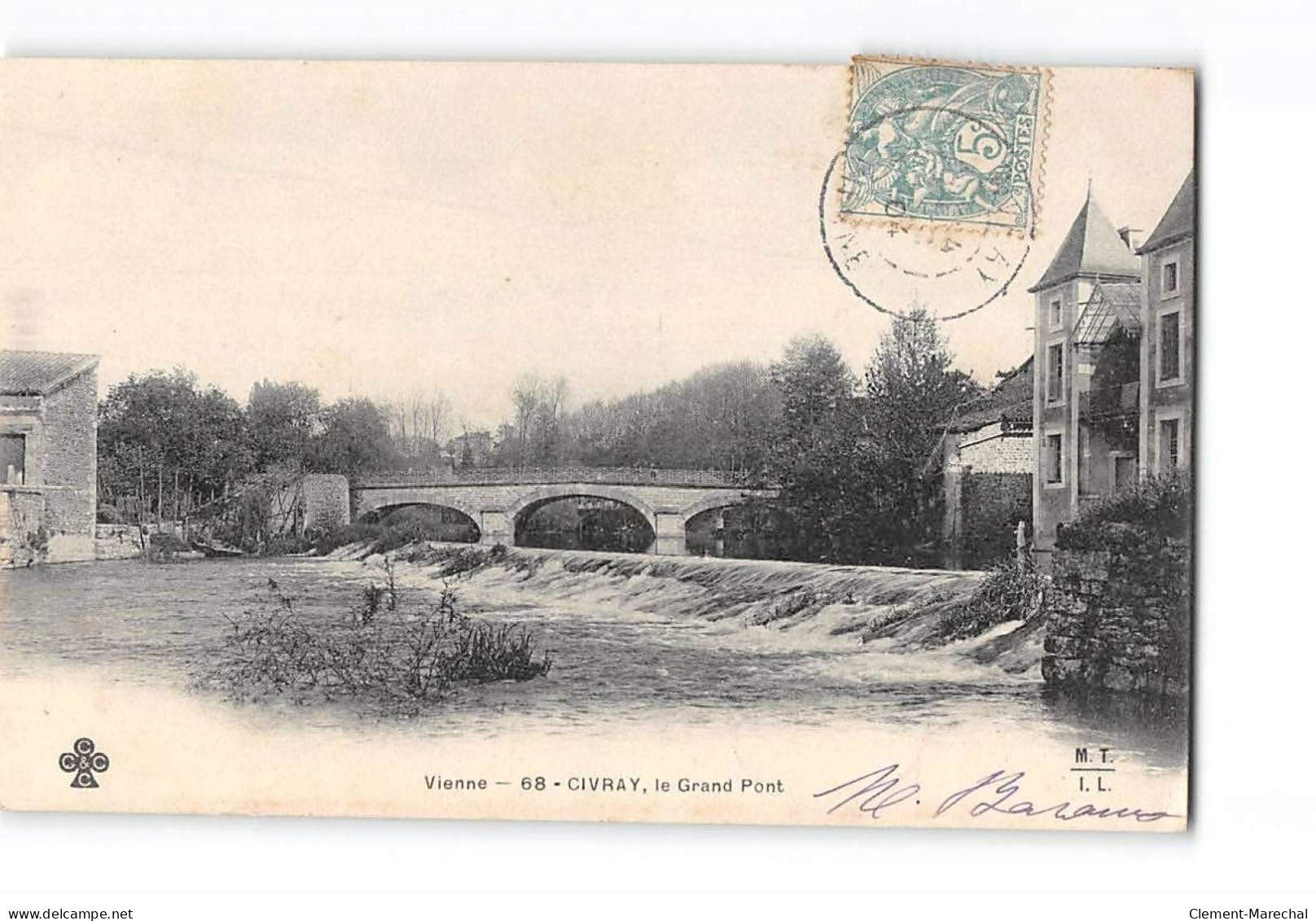 CIVRAY - Le Grand Pont - Très Bon état - Civray