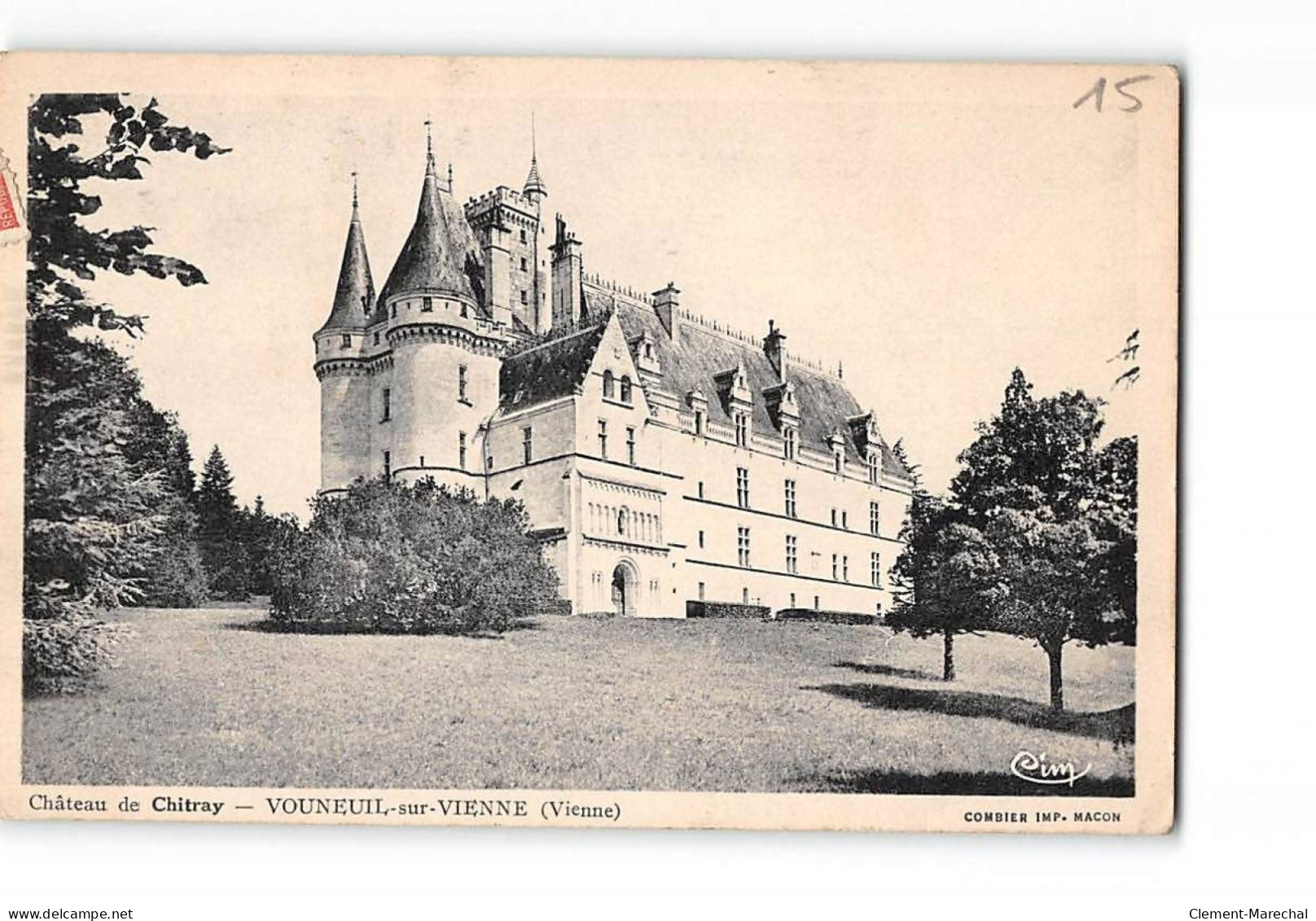 VOUNEUIL SUR VIENNE - Château De CHITRAY - Très Bon état - Vouneuil Sur Vienne