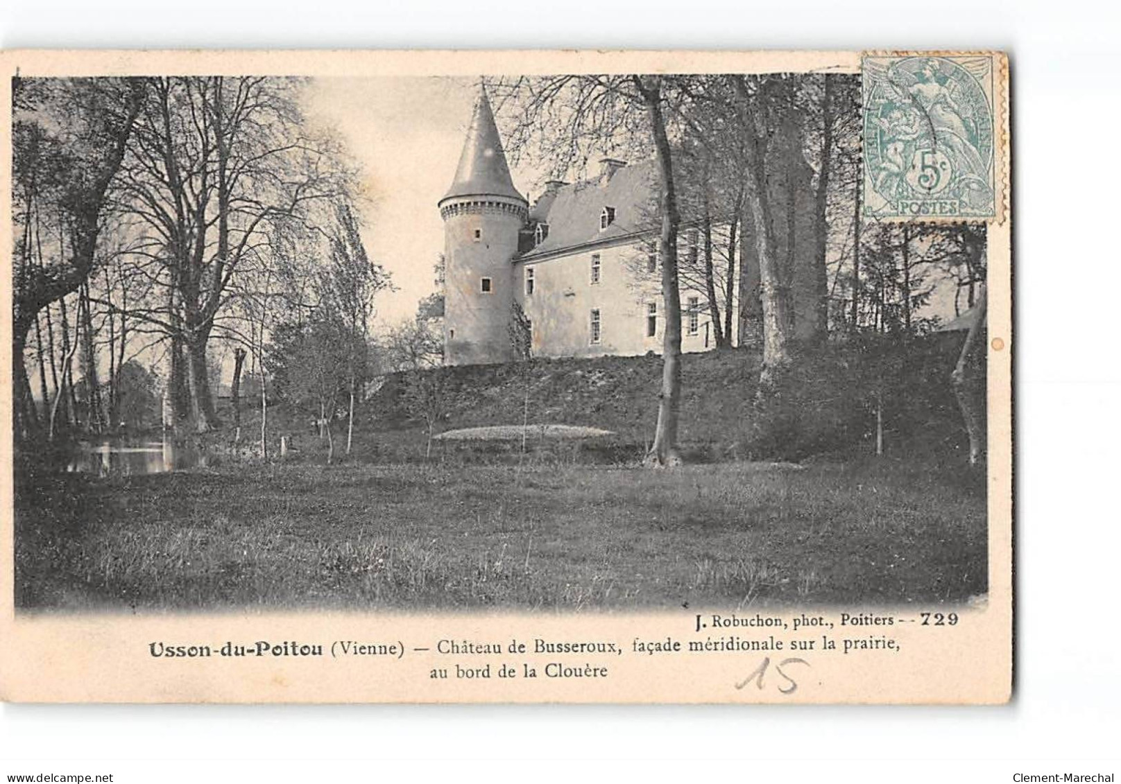 USSON DU POITOU - Château De Busseroux - Très Bon état - Autres & Non Classés