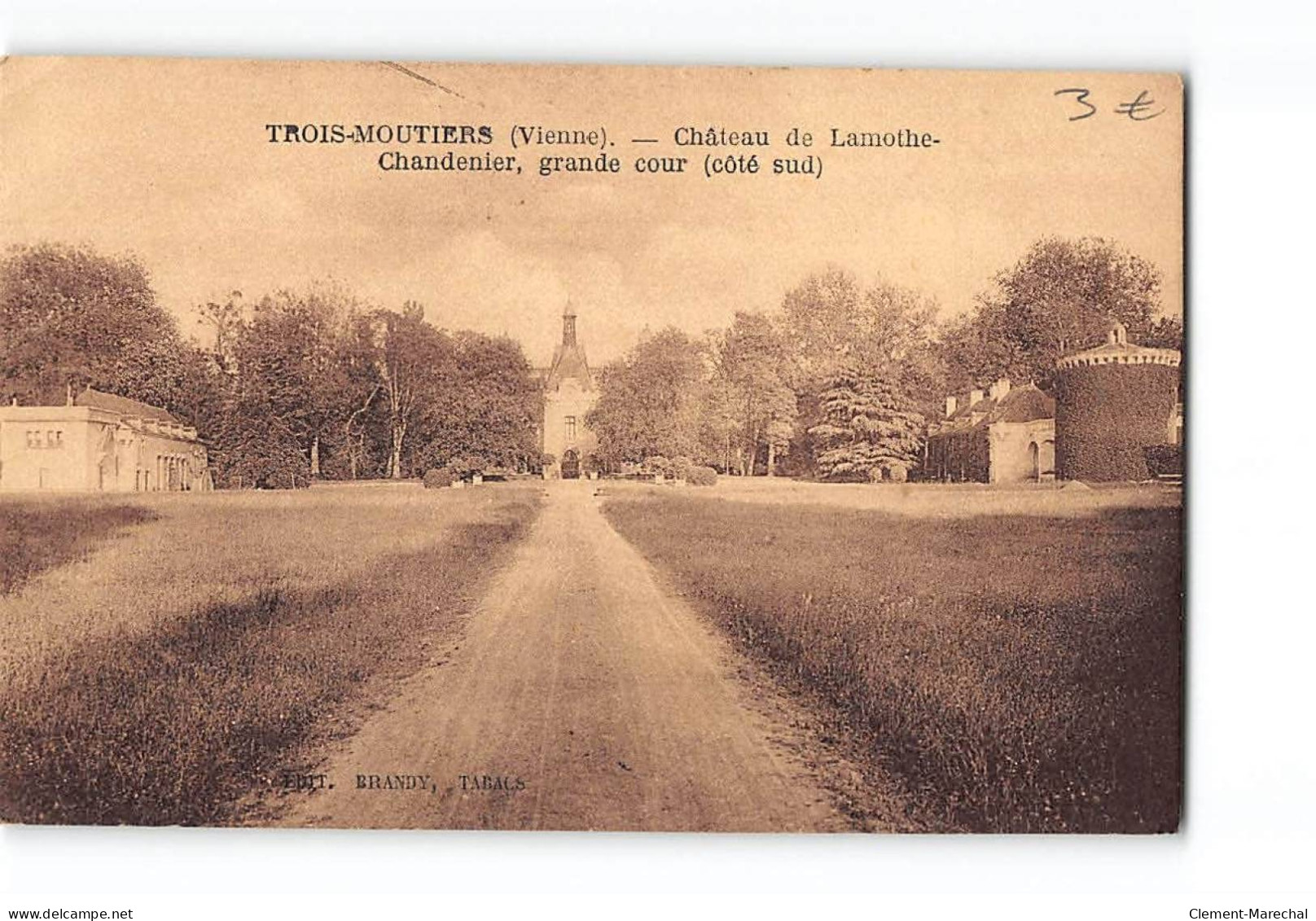 TROIS MOUTIERS - Château De Lamothe Chandenier - Très Bon état - Les Trois Moutiers