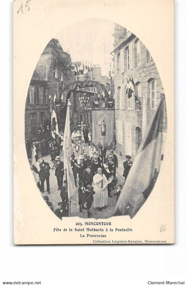 MONCONTOUR - Fête De La Saint Mathurin à La Pentecôte - La Procession - Très Bon état - Sonstige & Ohne Zuordnung