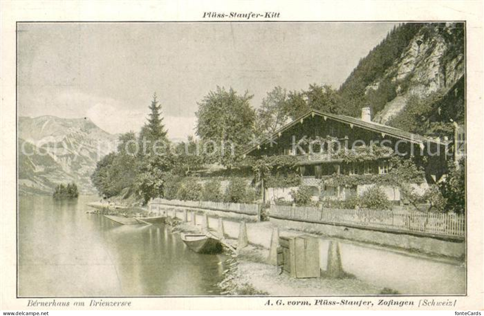 13750769 Zofingen AG Bernerhaus Am Brienzersee  - Otros & Sin Clasificación