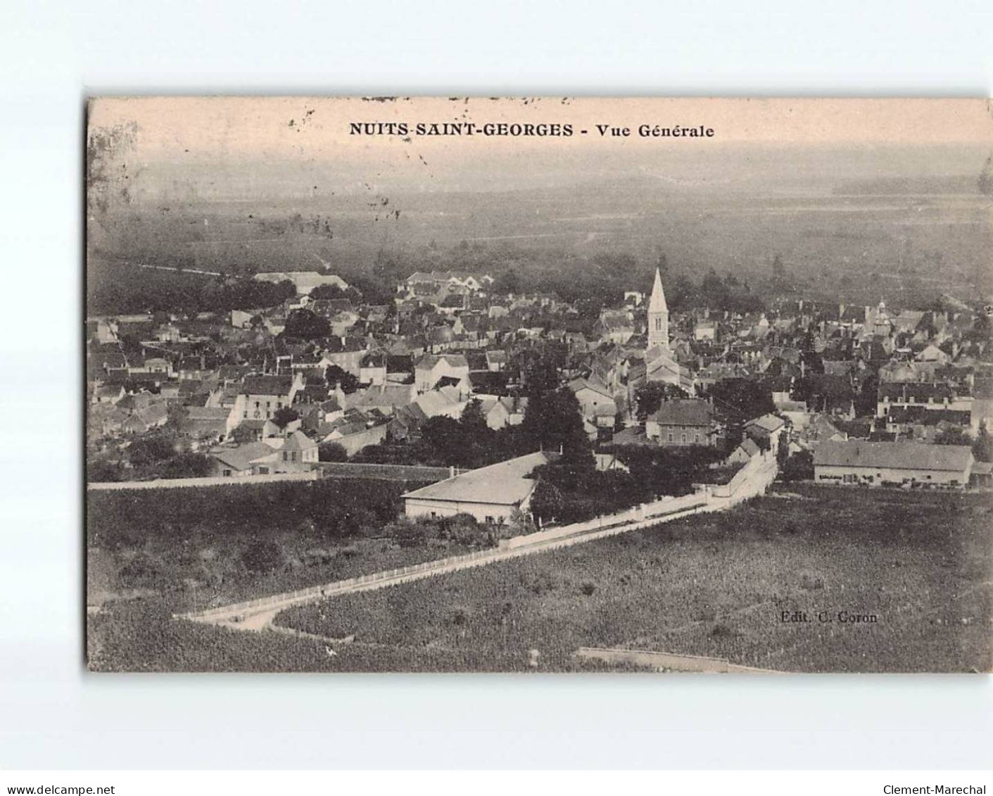 NUITS SAINT GEORGES : Vue Générale - état - Nuits Saint Georges