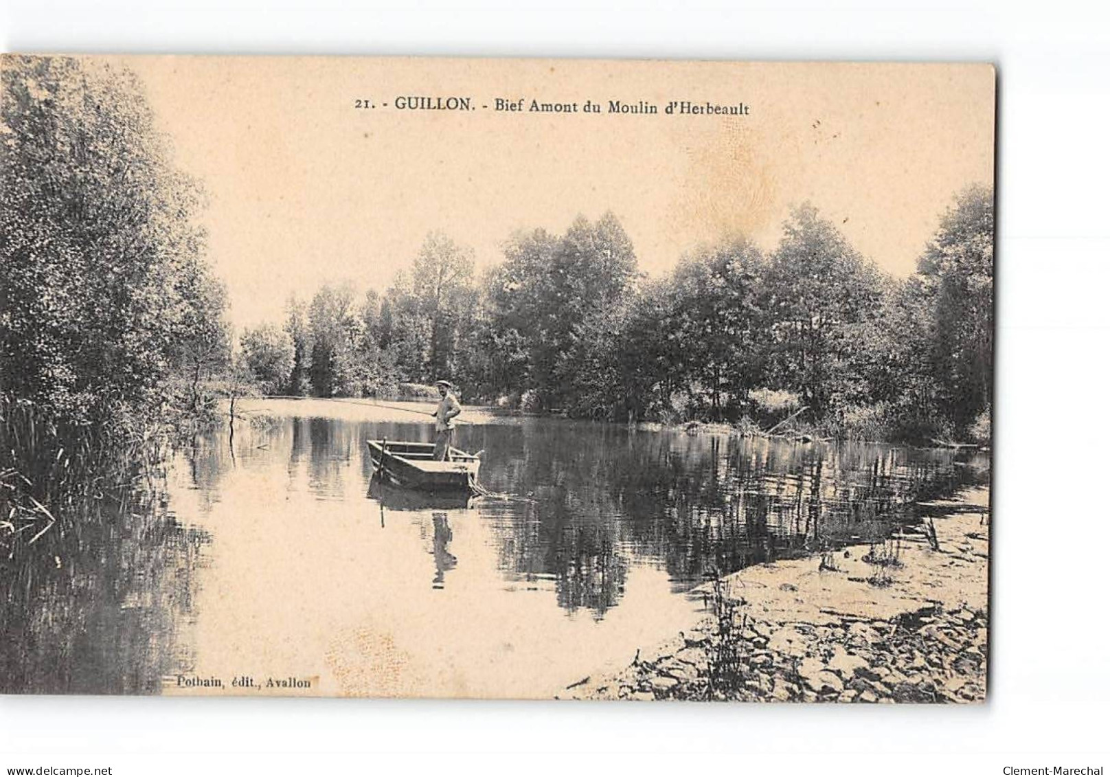 GUILLON - Bief Amont Du Moulin D'Herbeault - Très Bon état - Guillon