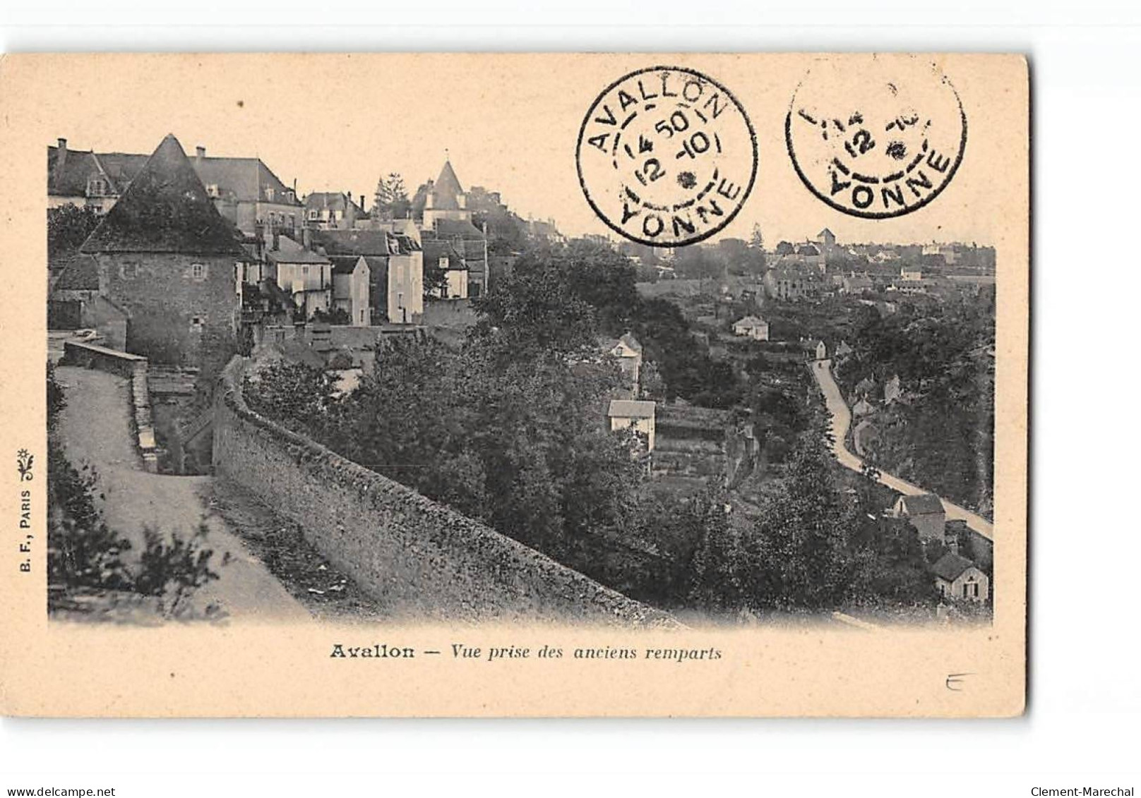 AVALLON - Vue Prise Des Anciens Remparts - Très Bon état - Avallon