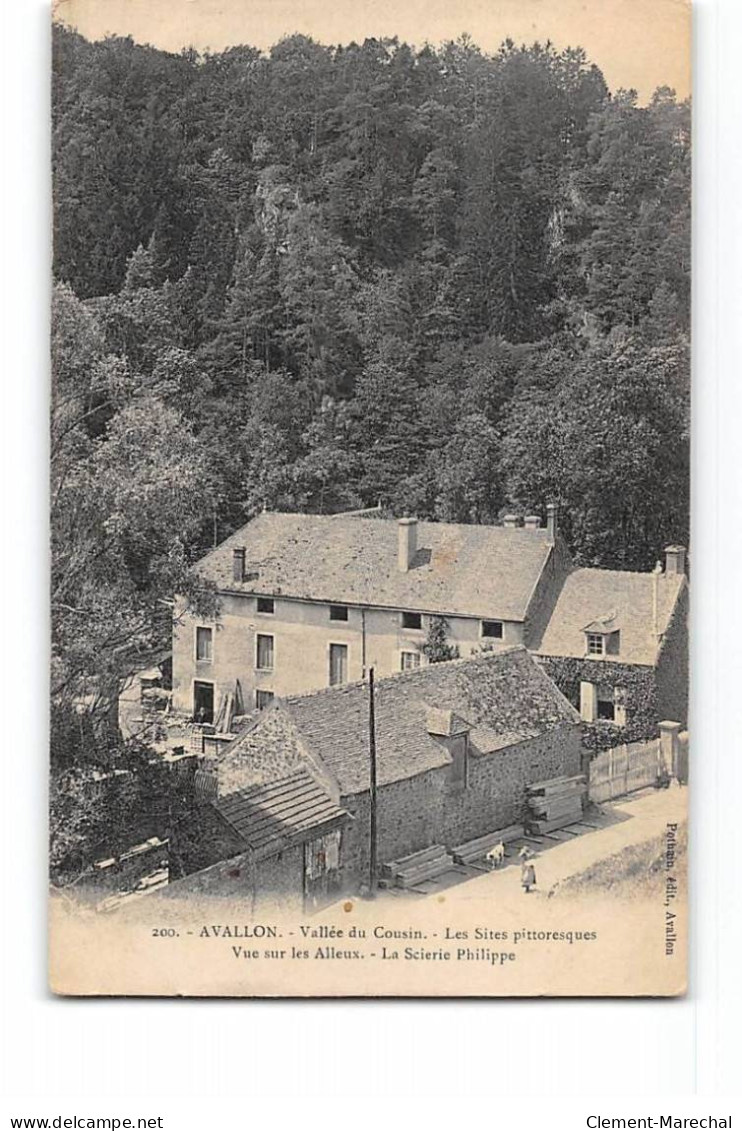 AVALLON - Vue Sur Les Alleux - La Scierie Philippe - Très Bon état - Avallon