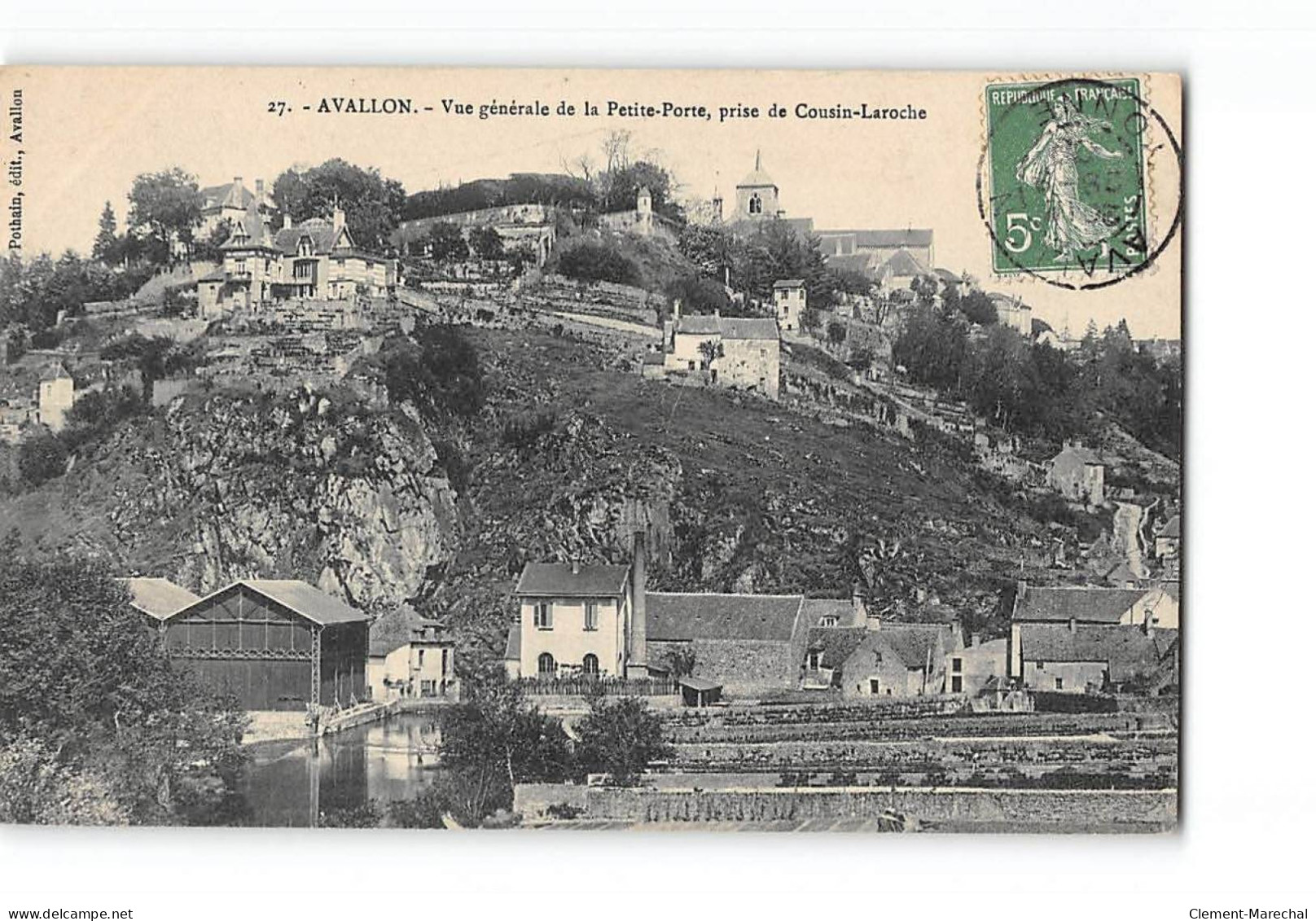 AVALLON - Vue Générale De La Petite Porte - Très Bon état - Avallon