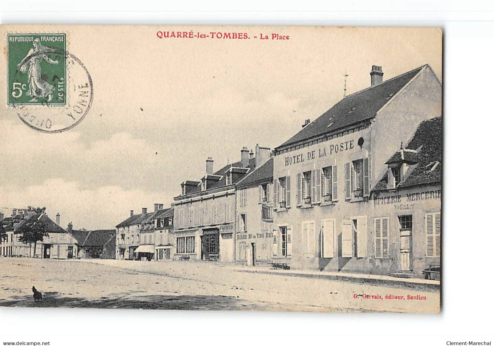 QUARRE LES TOMBES - La Place - Très Bon état - Quarre Les Tombes