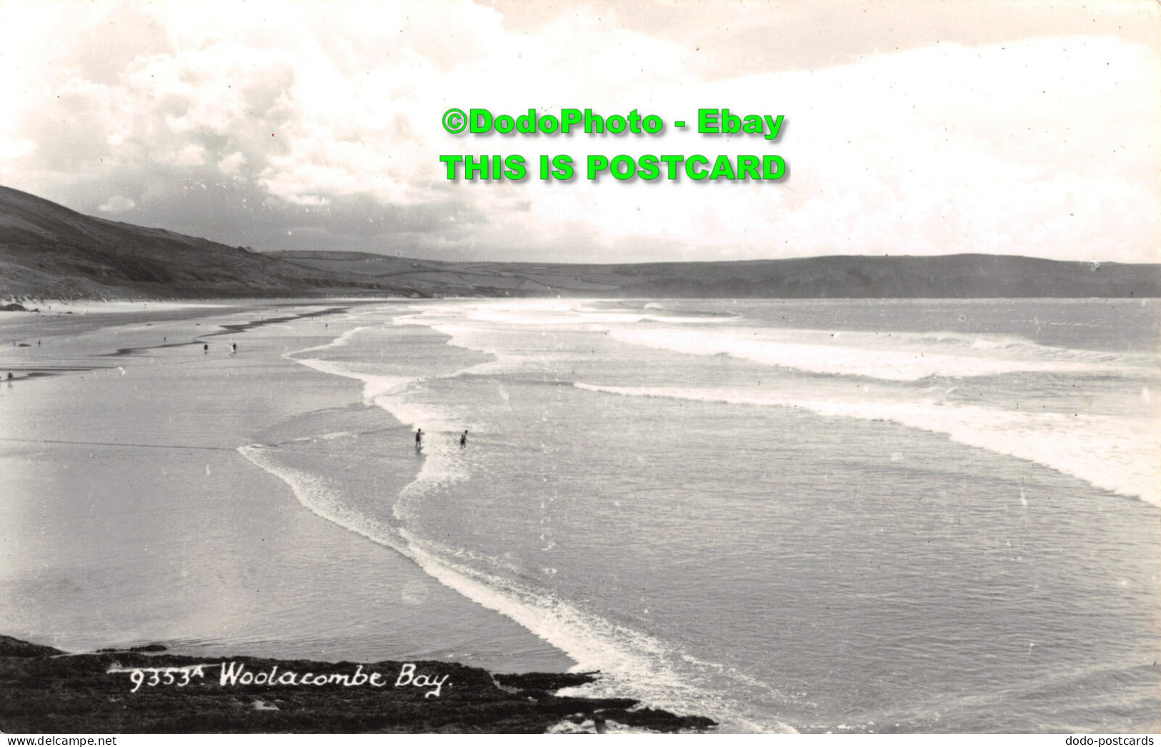 R345360 Woolacombe Bay. 9353A. RP. Post Card - Monde