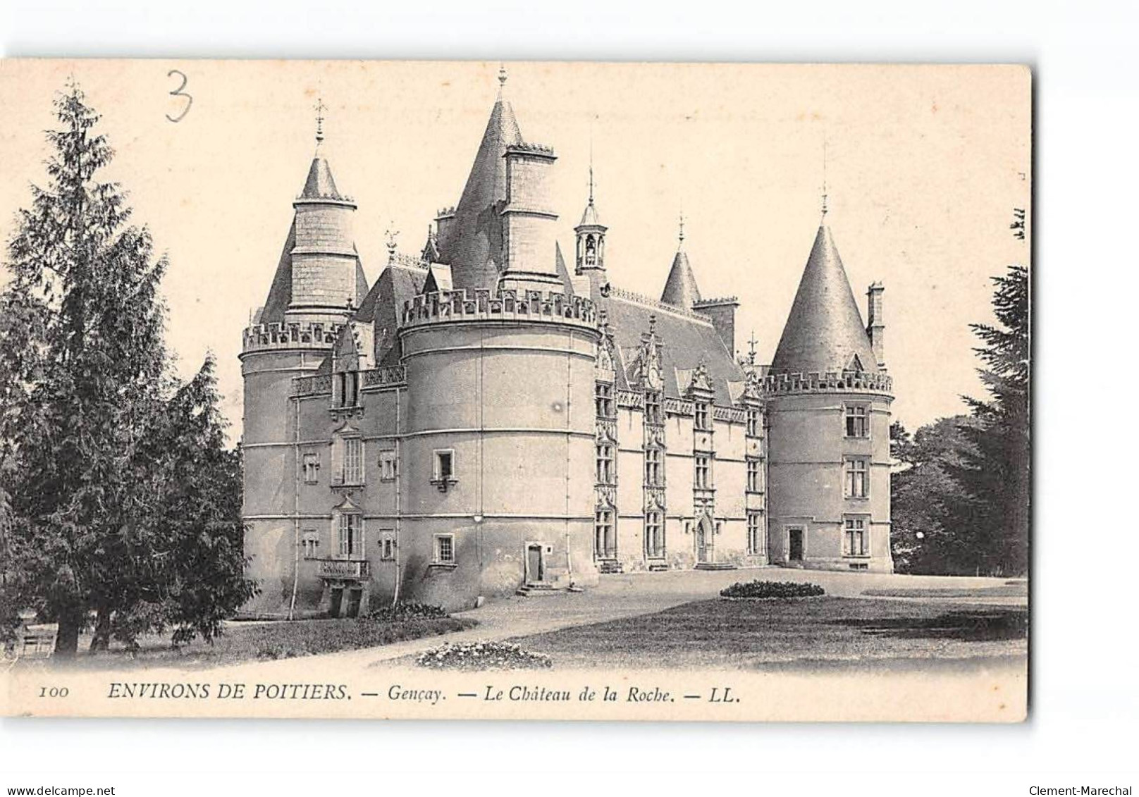 GENCAY - Le Château De La Roche - Très Bon état - Gencay