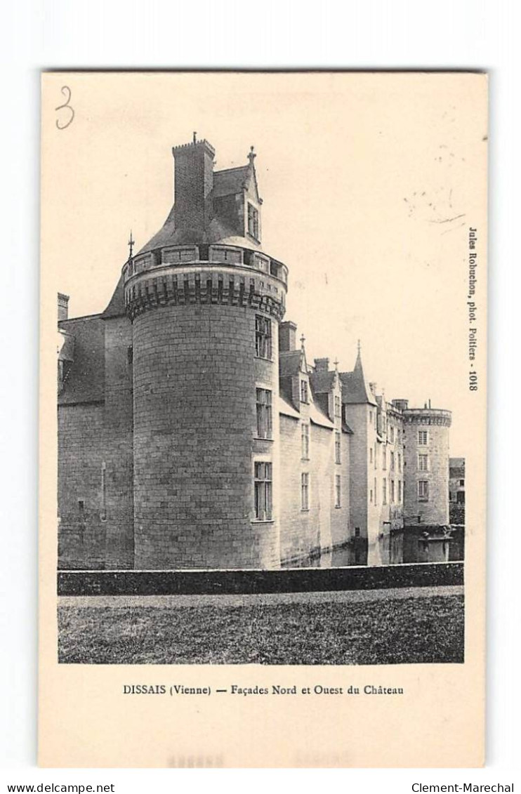 DISSAIS - Façades Nord Et Ouest Du Château - Très Bon état - Sonstige & Ohne Zuordnung