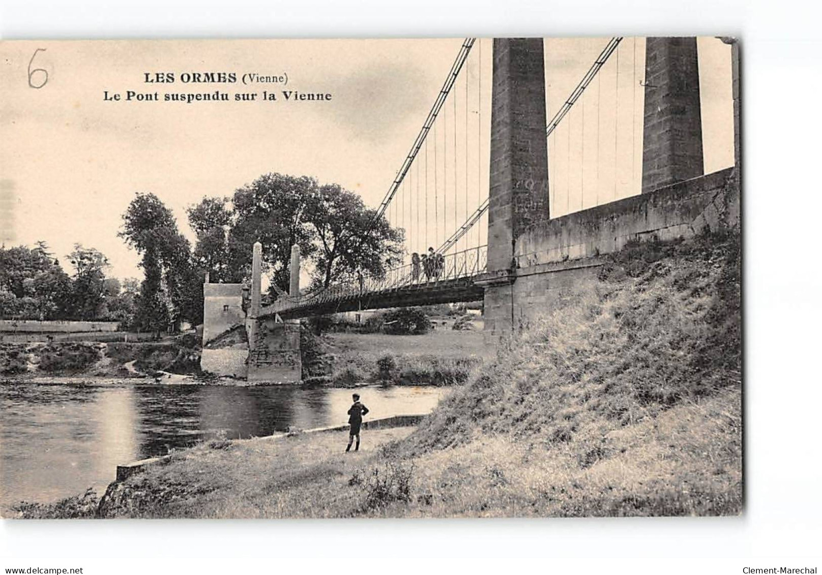 LES ORMES - Le Pont Suspendu Sur La Vienne - Très Bon état - Autres & Non Classés