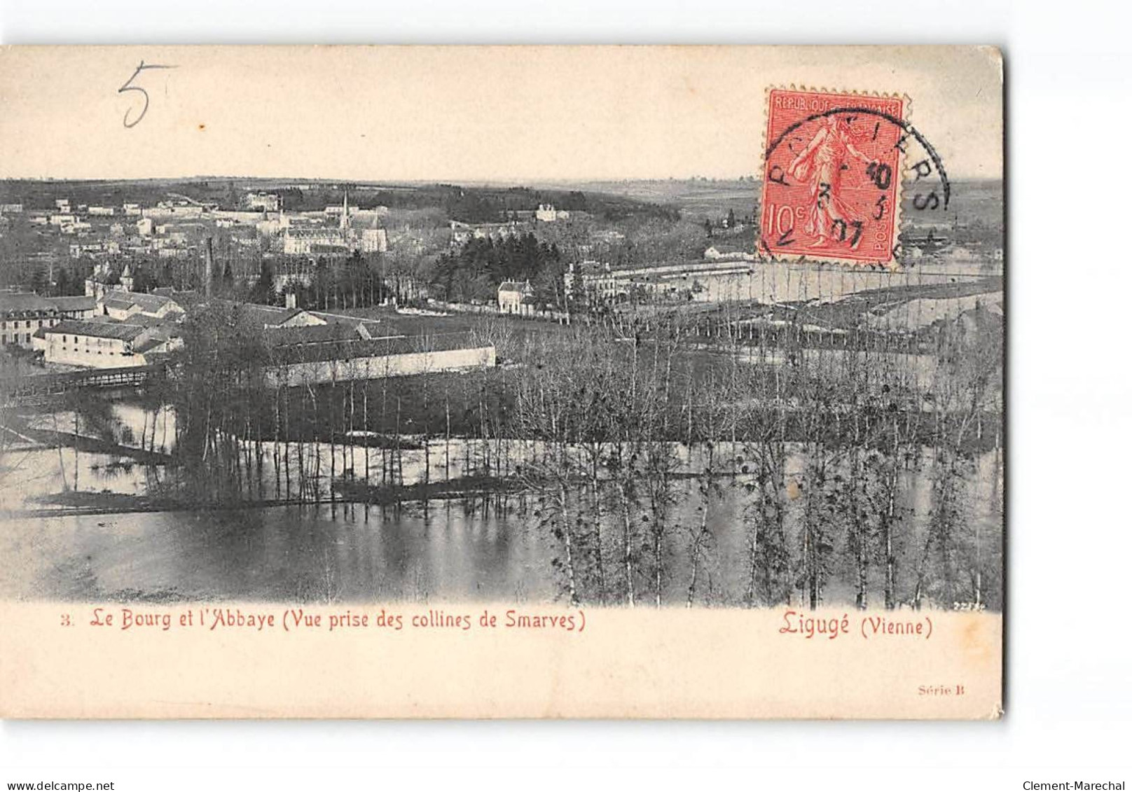 LIGUGE - Le Bourg Et L'Abbaye - Très Bon état - Altri & Non Classificati