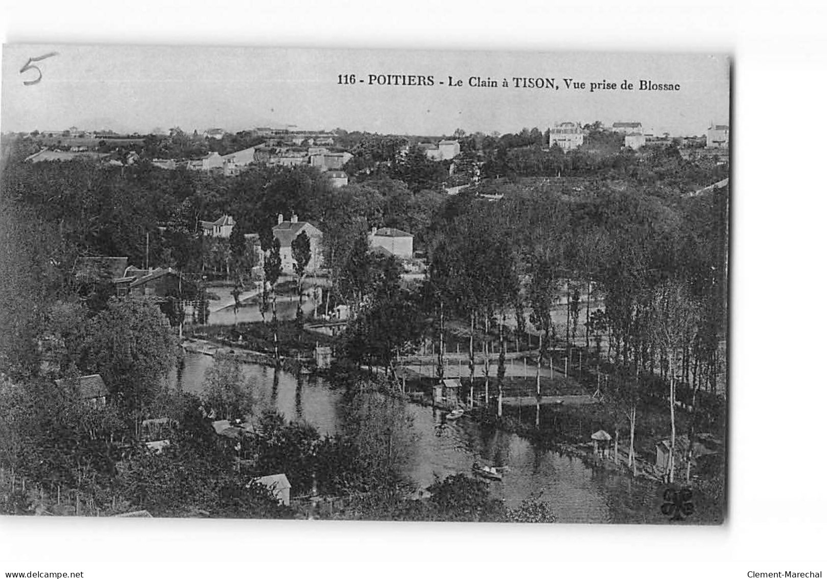 POITIERS - Le Clain à TISON - Vue Prise De Blossac - Très Bon état - Poitiers