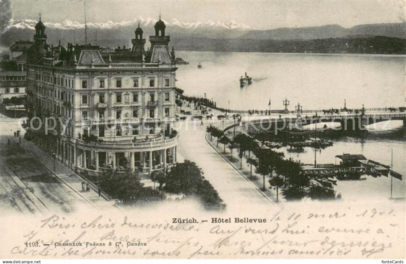 13750687 Zuerich ZH Hotel Bellevue Zuerich ZH - Autres & Non Classés