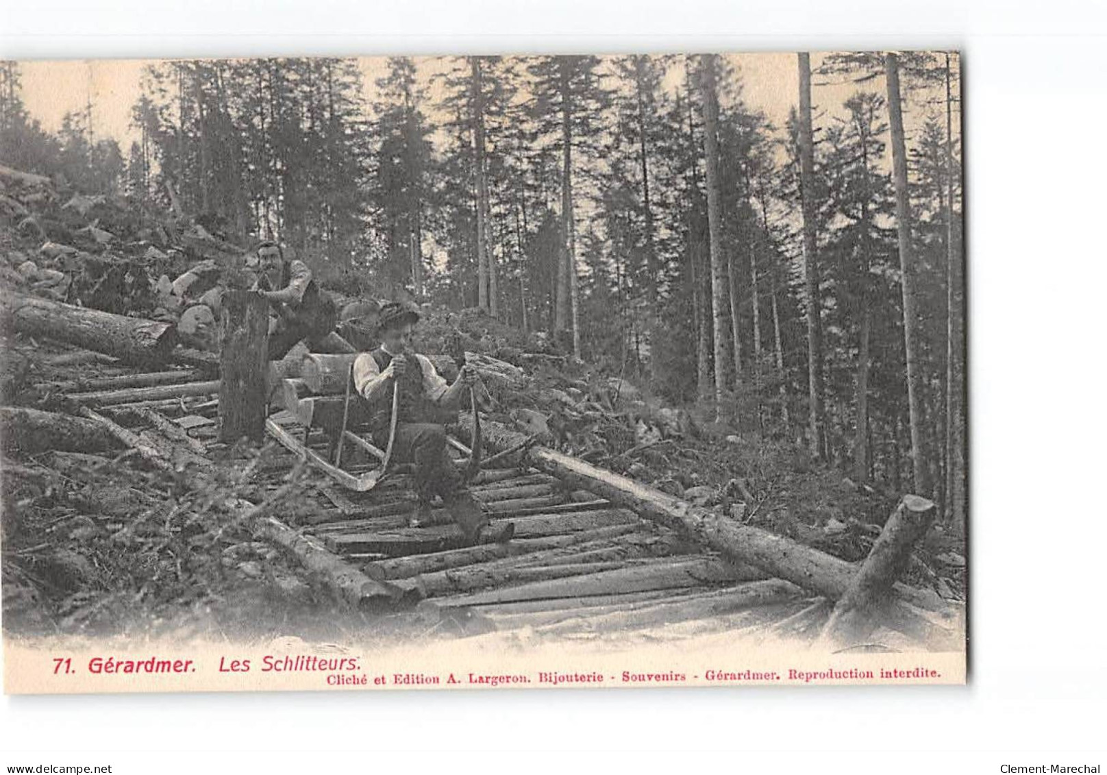 GERARDMER - Les Schlitteurs - Très Bon état - Gerardmer