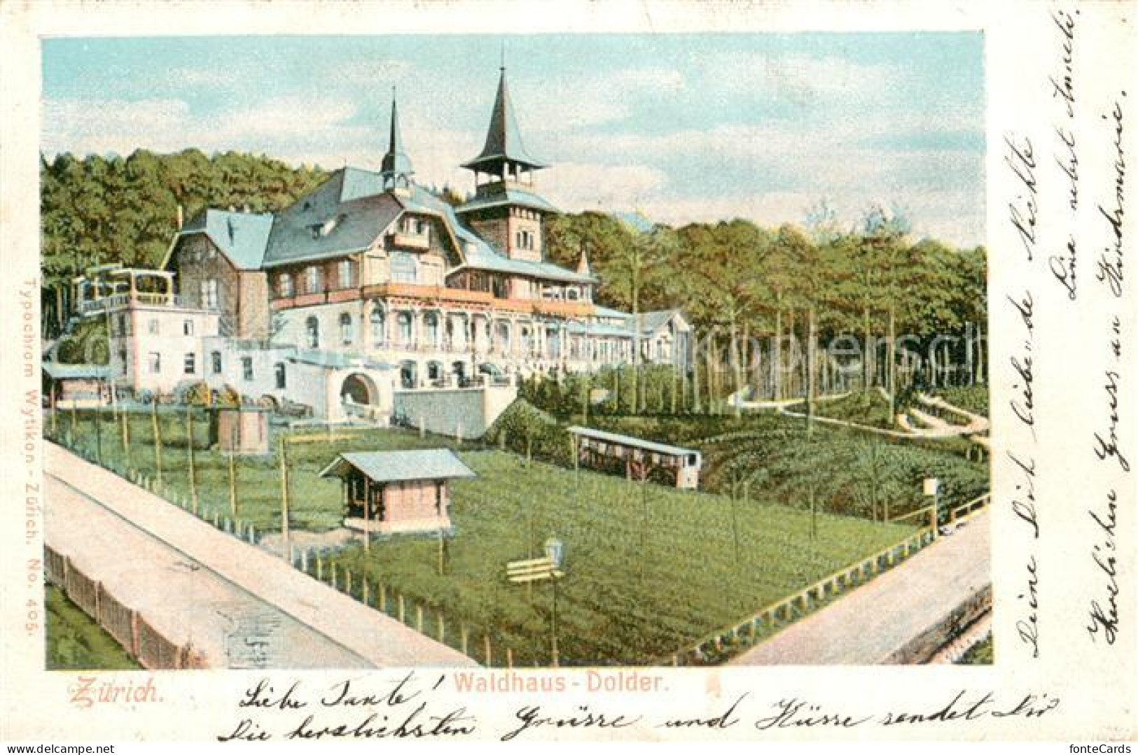 13750527 Zuerich ZH Hotel Restaurant Waldhaus Dolder Zuerich ZH - Autres & Non Classés