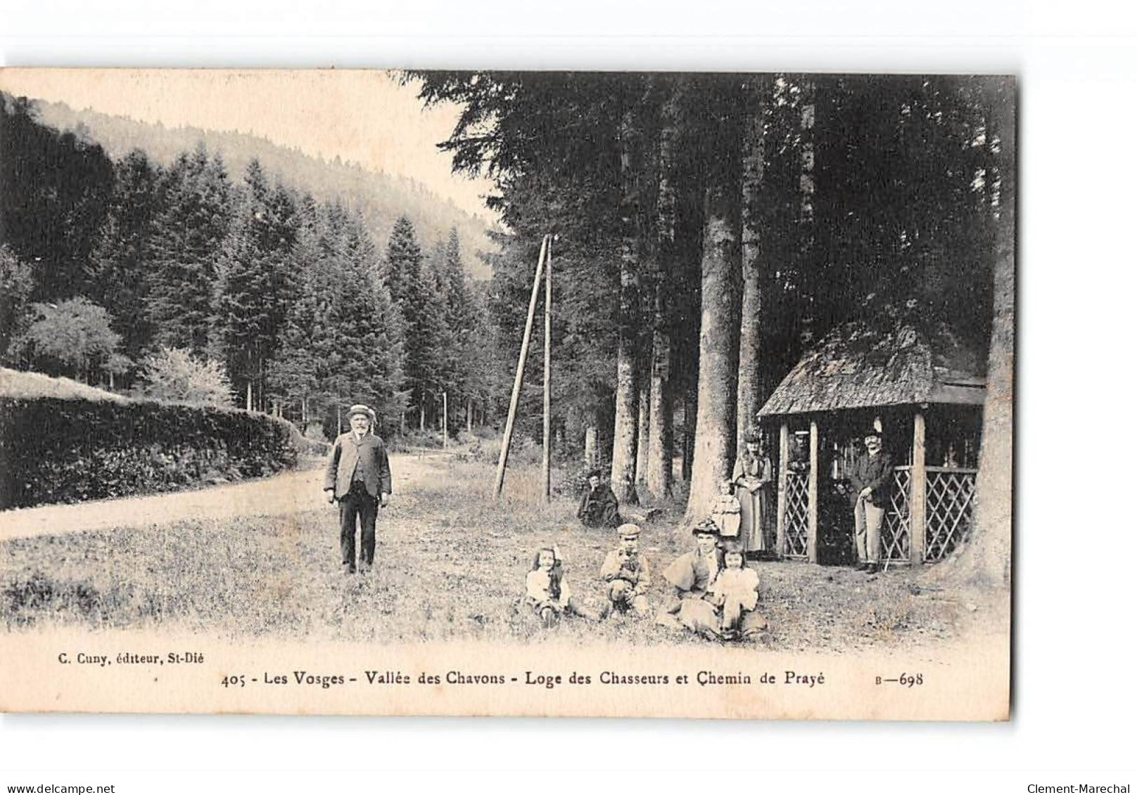 Vallée Des Chavons - Loge Des Chasseurs Et Chemin De Prayé - Très Bon état - Autres & Non Classés