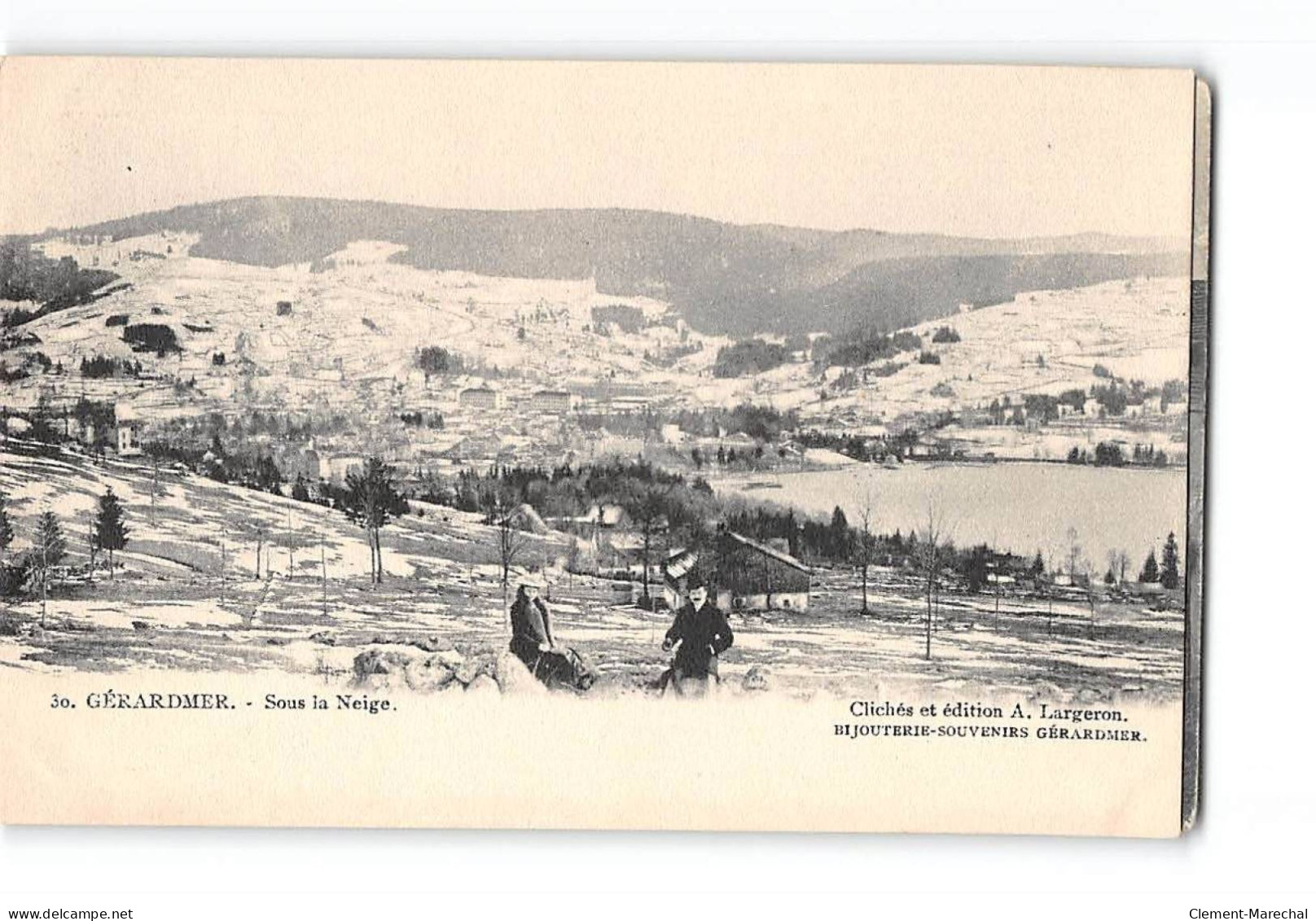 GERARDMER - Sous La Neige - Très Bon état - Gerardmer