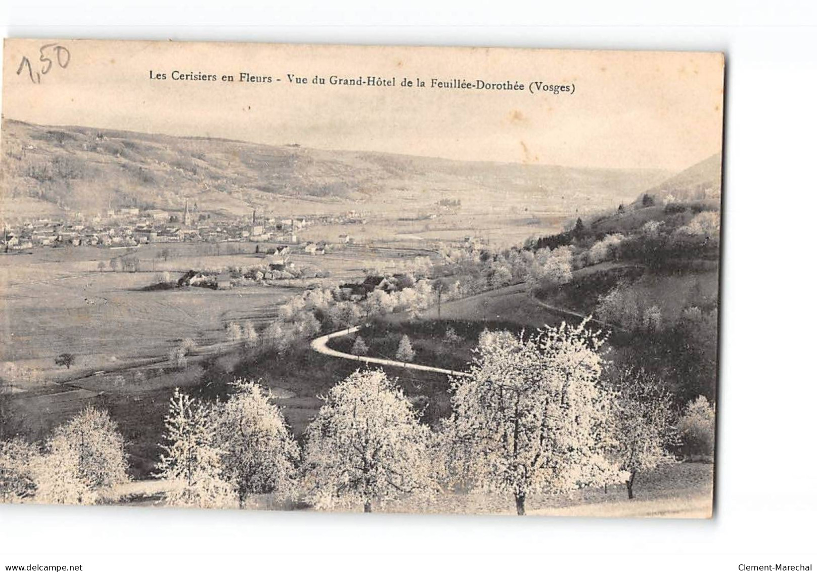 Les Cerisiers En Fleurs - Vue Du Grand Hôtel De La Feuillée Dorothée - Très Bon état - Sonstige & Ohne Zuordnung