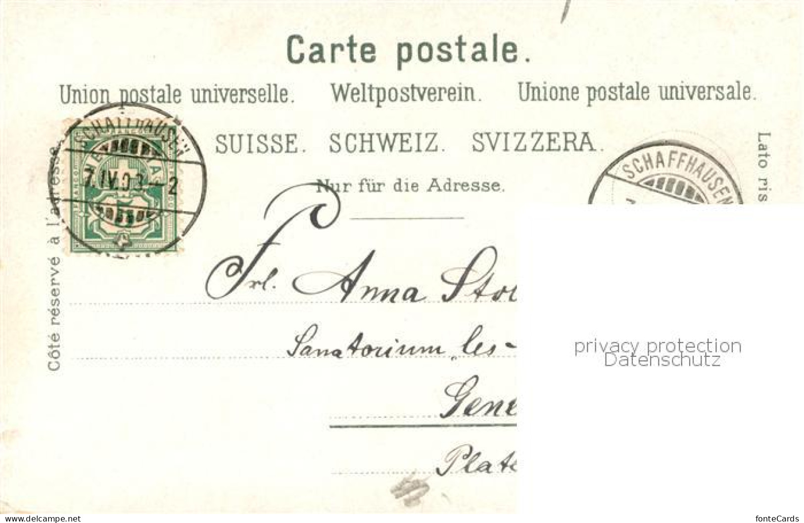 13750497 Schaffhausen  SH Neue Post  - Other & Unclassified