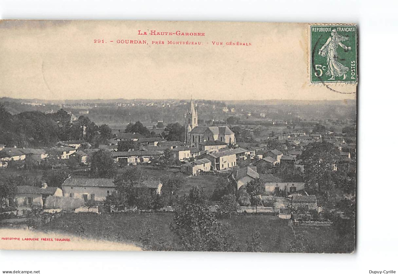 GOURDAN Près MONTREJEAU - Vue Générale - Très Bon état - Autres & Non Classés