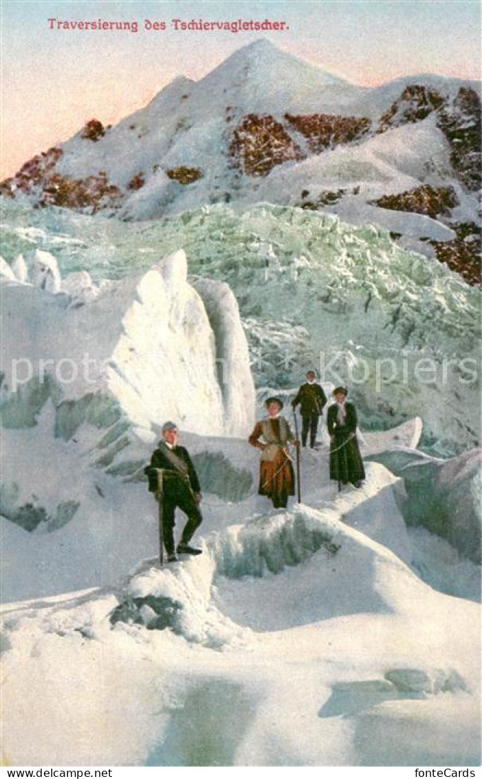 13750459 Tschiervagletscher GR Traversierung Des Gletschers Bergwelt  - Other & Unclassified