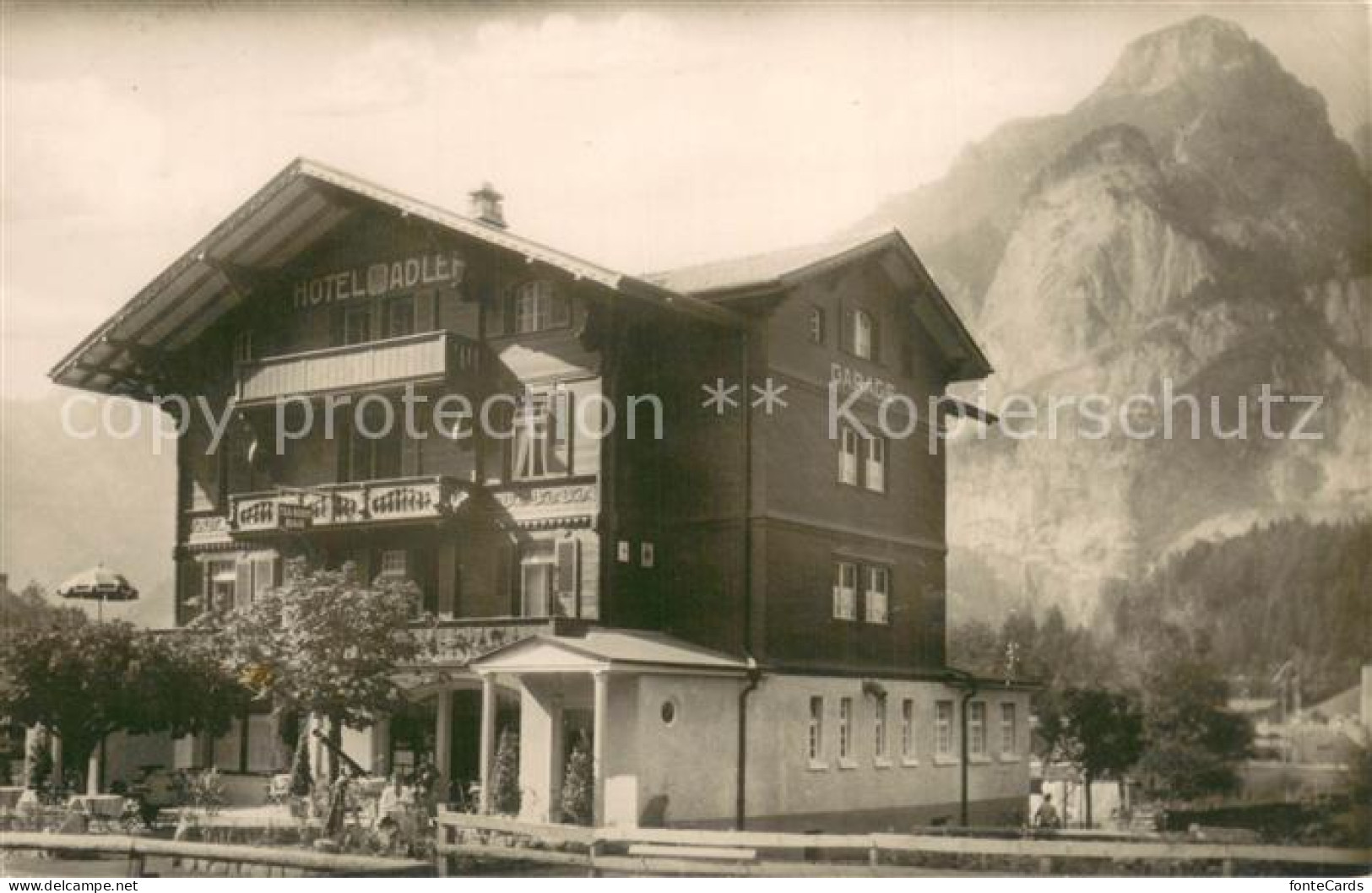 13749427 Kandersteg BE Hotel Pension Adler Tee Room Bar Kandersteg BE - Altri & Non Classificati