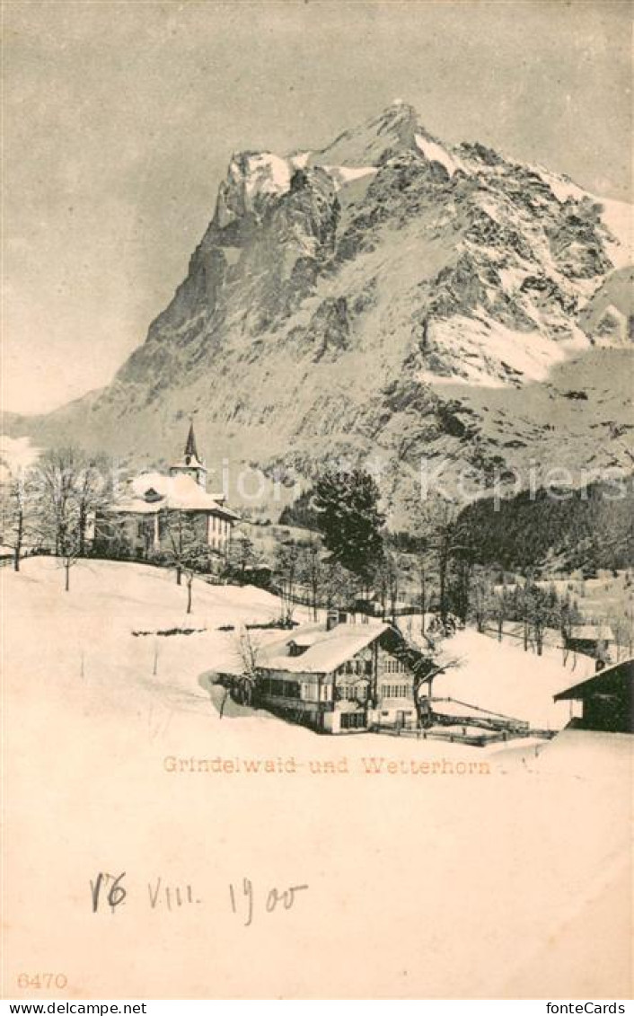 13747939 Grindelwald Mit Wetterhorn Grindelwald - Other & Unclassified