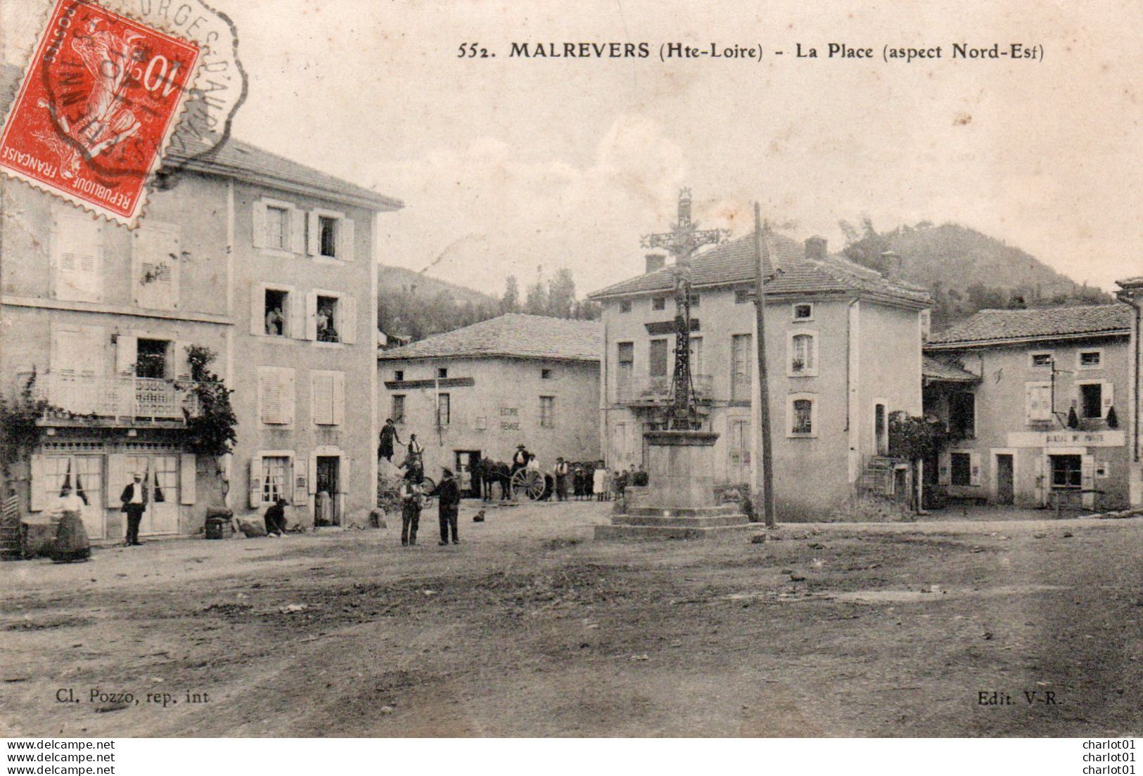 EU: Malrevers La Place (aspect Nord Est ) Correspondance Certines - Altri & Non Classificati