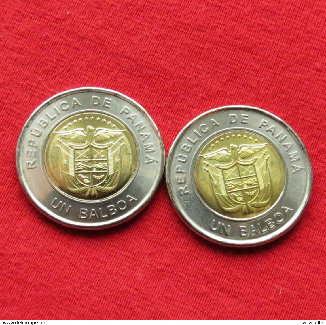 Panama 2 X 1 Balboa 2017 2018 Red Cross Bimetalic UNC ºº - Panama