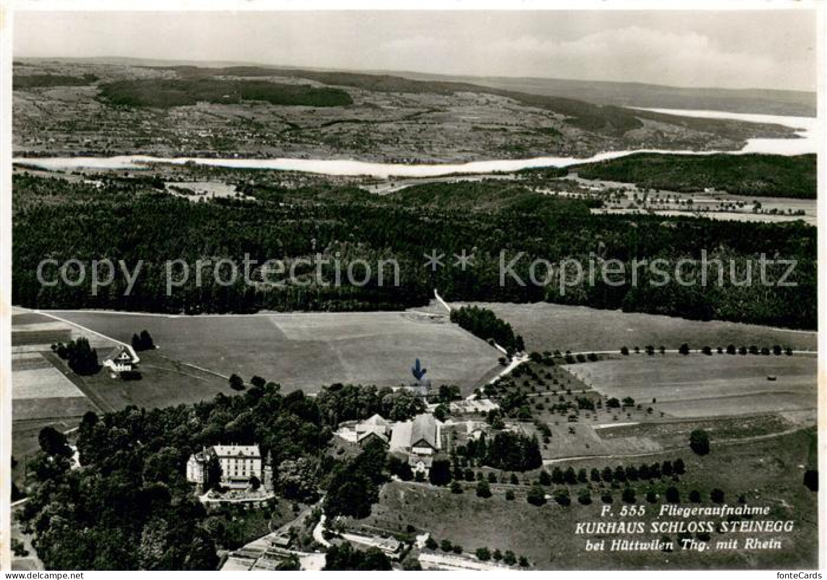 13746537 Huettwilen TG Fliegeraufnahme Kurhaus Schloss Steinegg  - Altri & Non Classificati