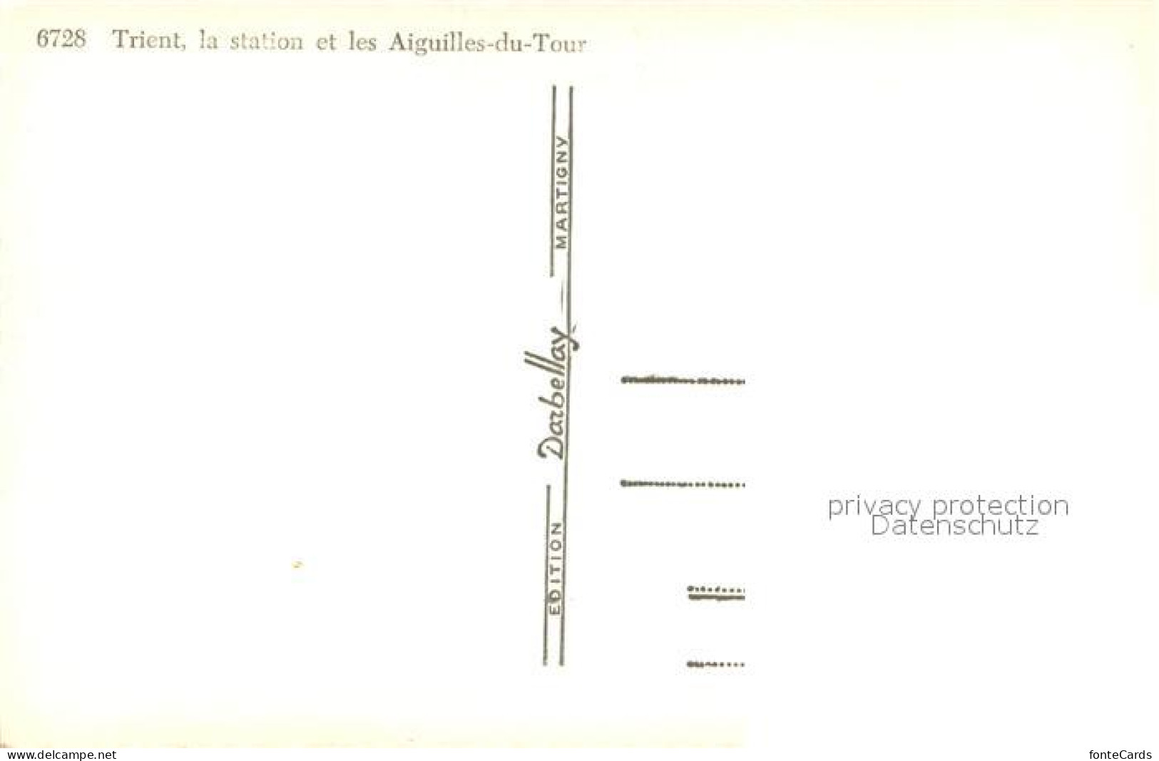 13745777 Trient Martigny VS La Station Et Les Aiguilles Du Tour  - Other & Unclassified
