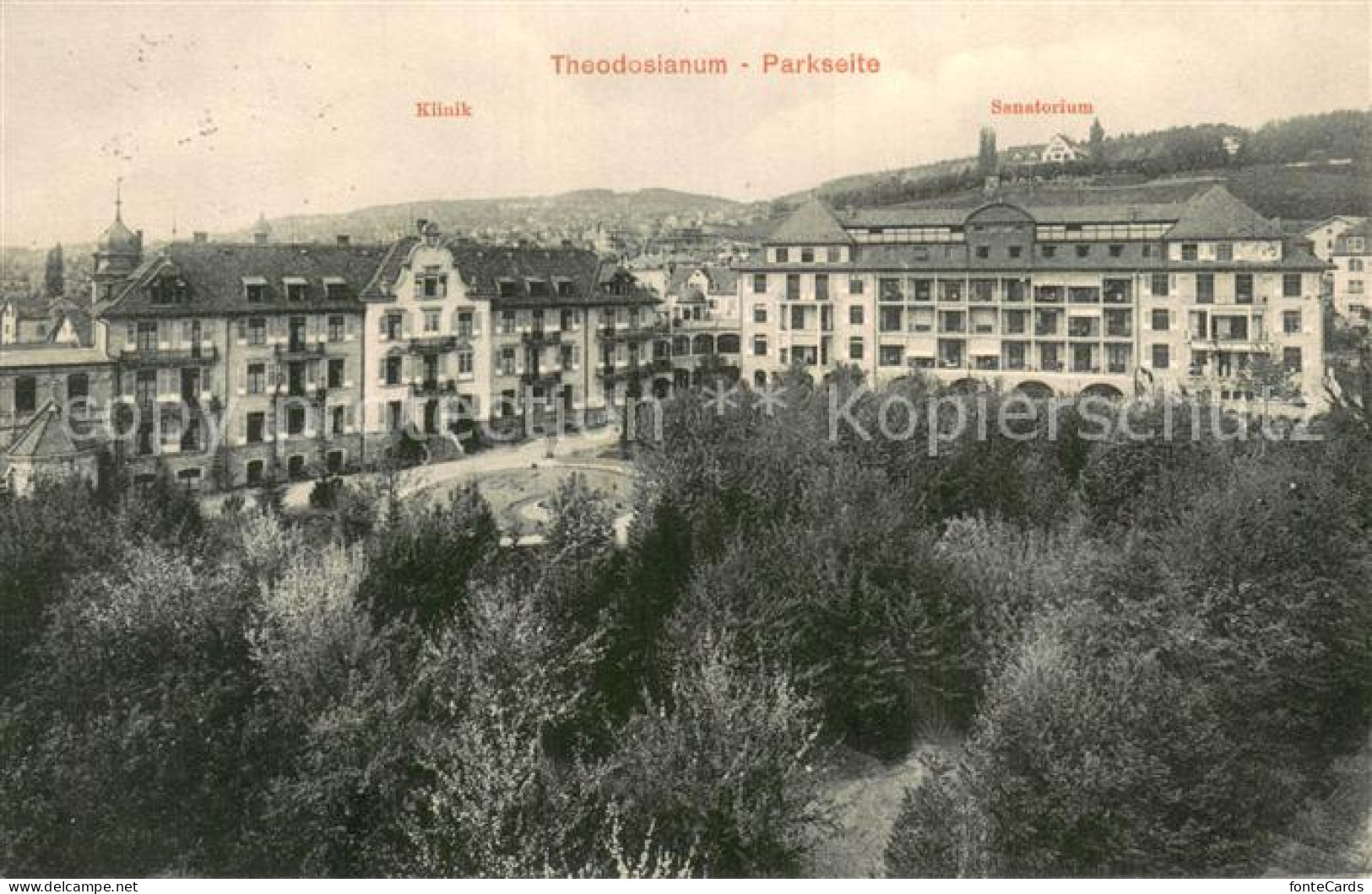 13745657 Zuerich ZH Theodosianum Privatspital Klinik Sanatorium Zuerich ZH - Sonstige & Ohne Zuordnung