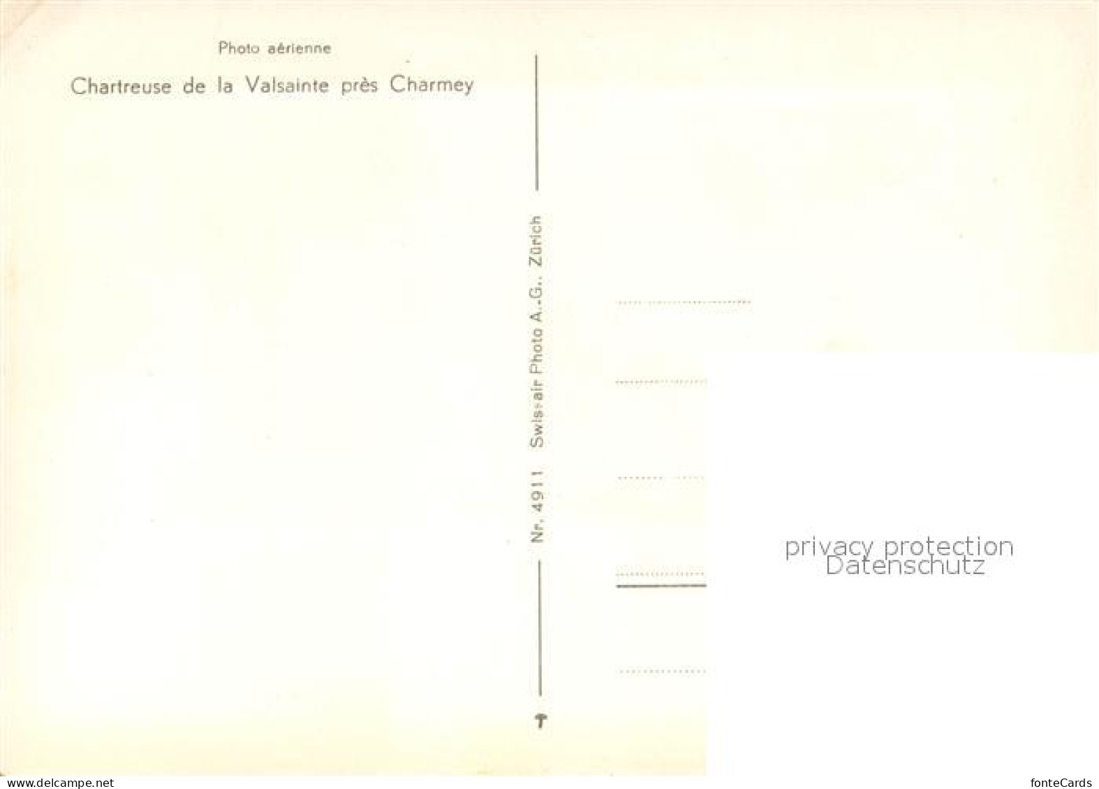 13739247 Charmey FR Fliegeraufnahme Chatreuse De La Valsainte  - Andere & Zonder Classificatie